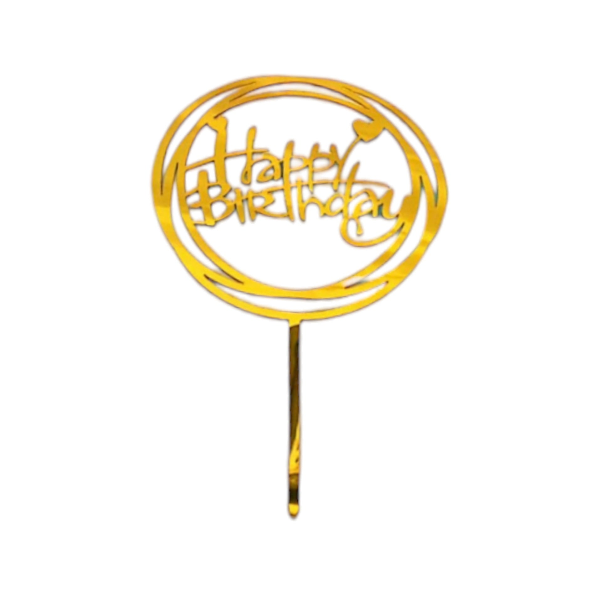 Acrylic Cake Topper Happy Birthday