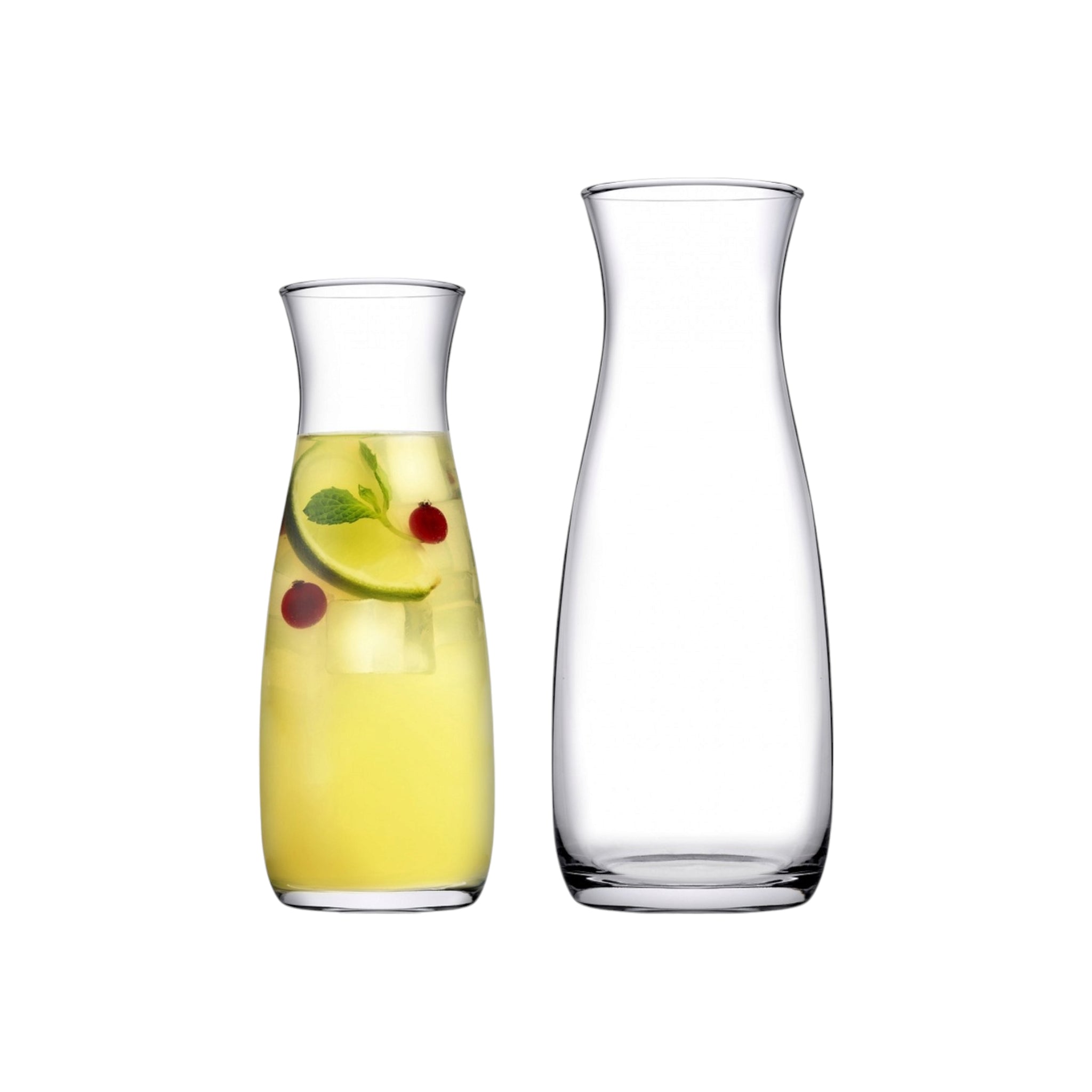 Pasabahce Amphora  Glass Carafe 1.18L with Silicone Grey Lid 23928