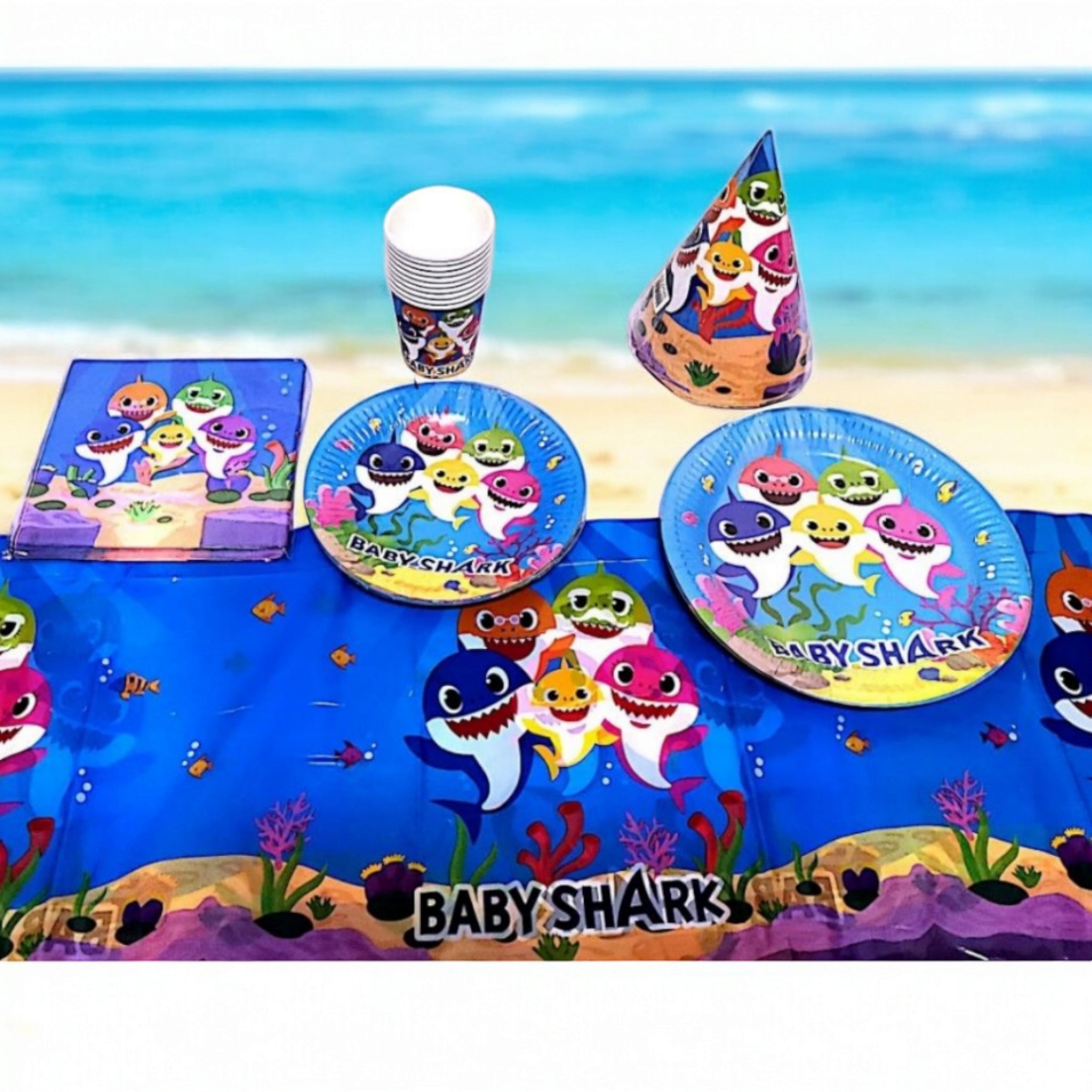 Baby Shark Party Theme Set