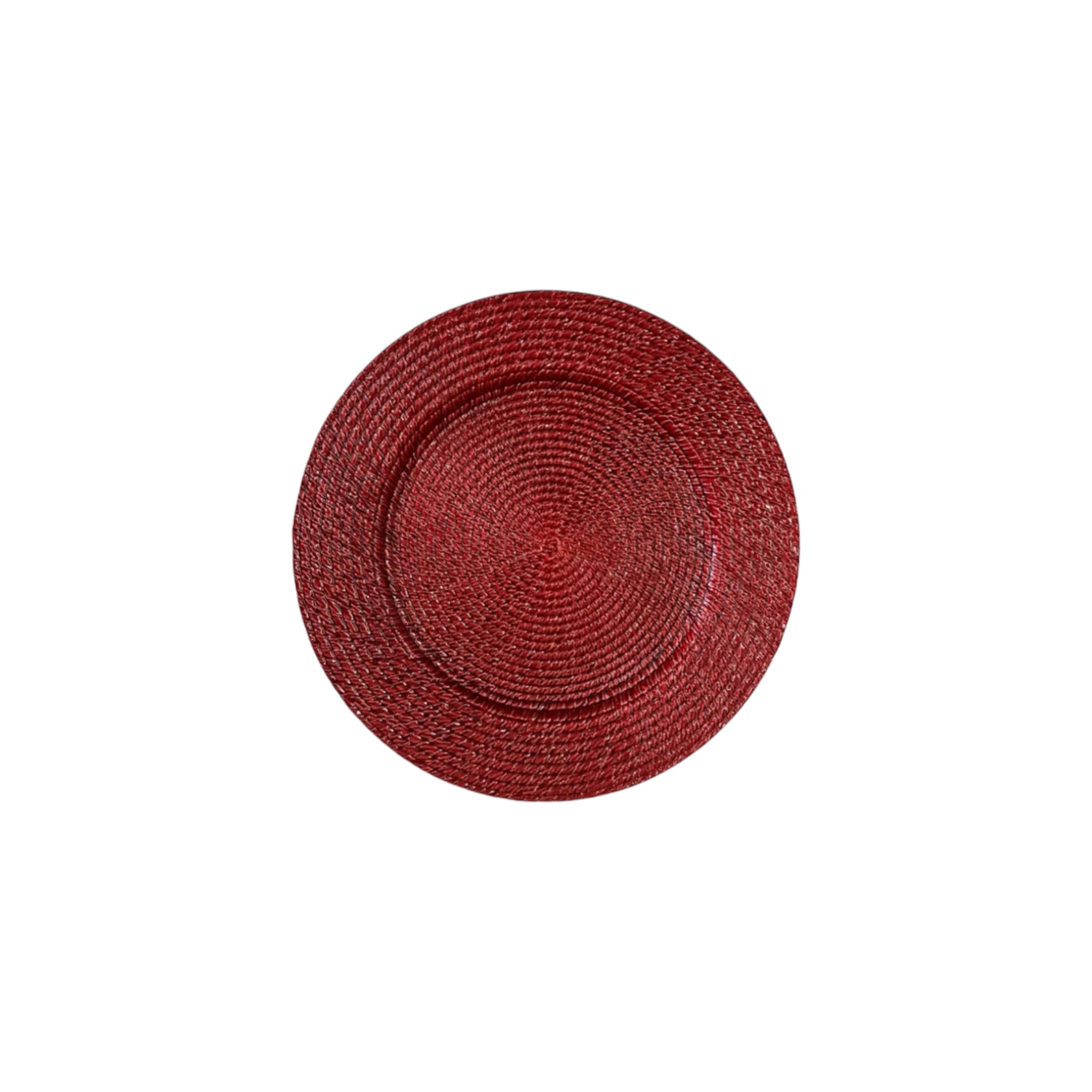 Underplate Round Red