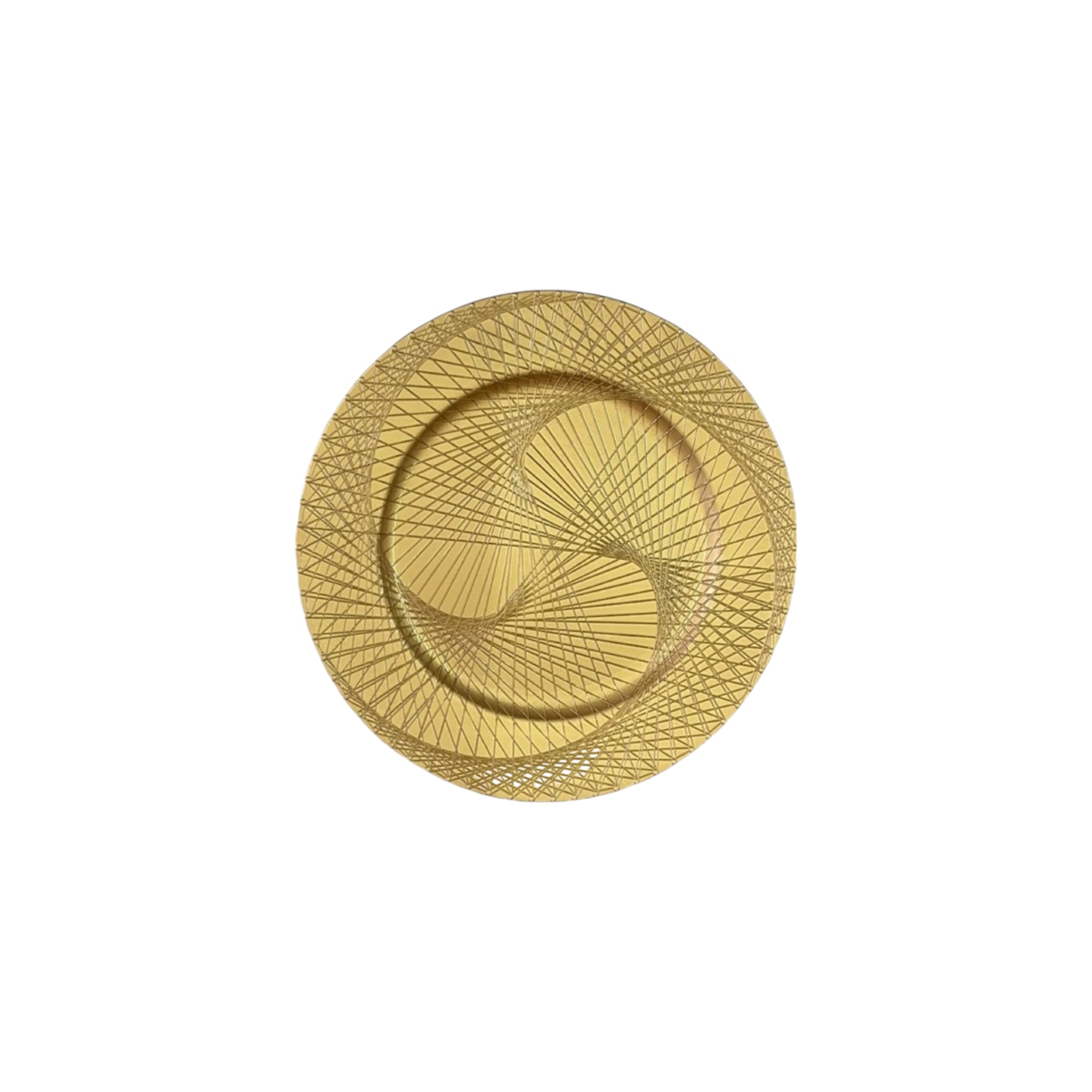 Underplate Round Gold