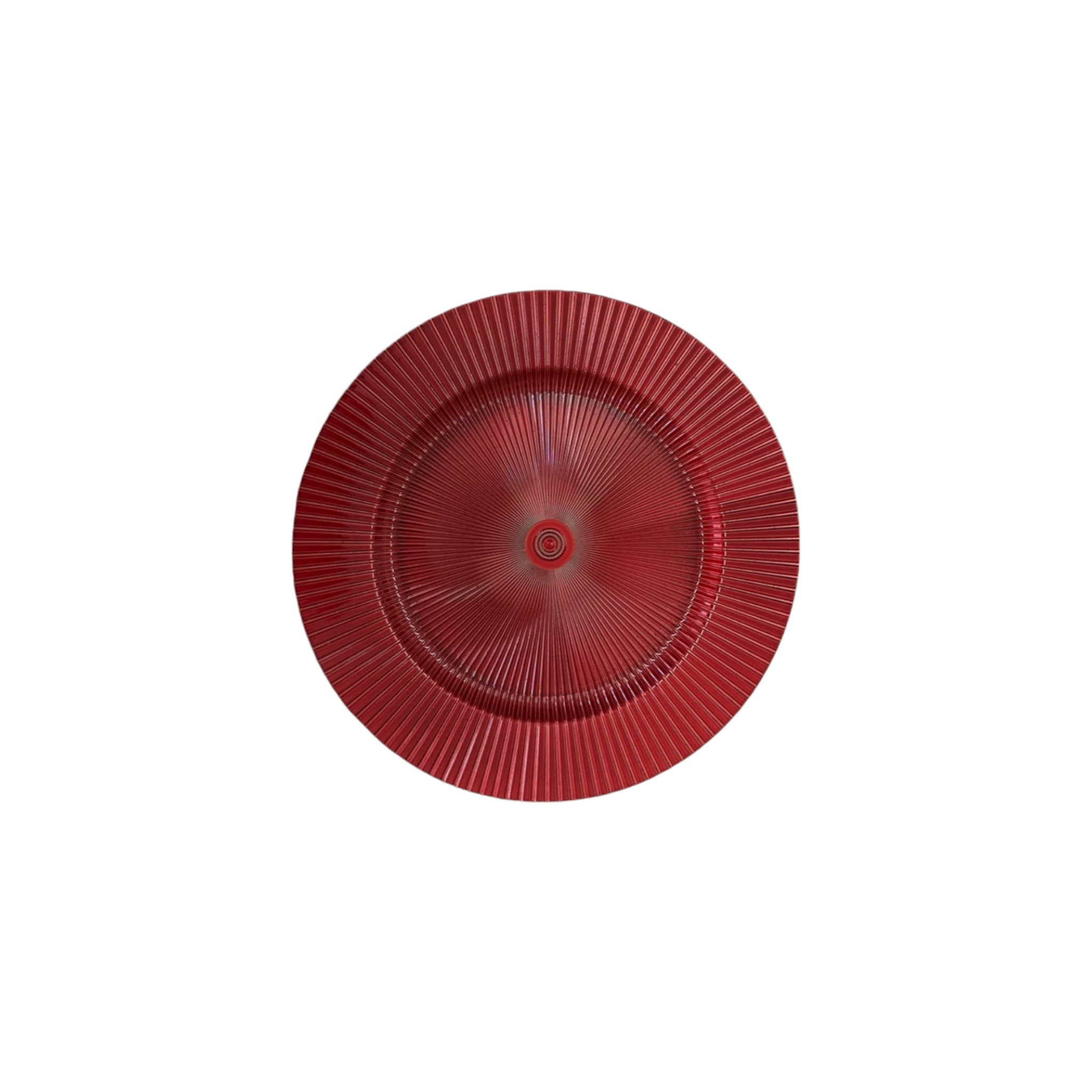 Underplate Round Red