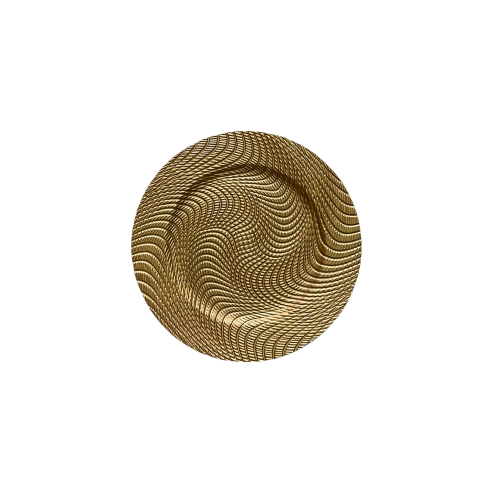 Underplate Round Gold