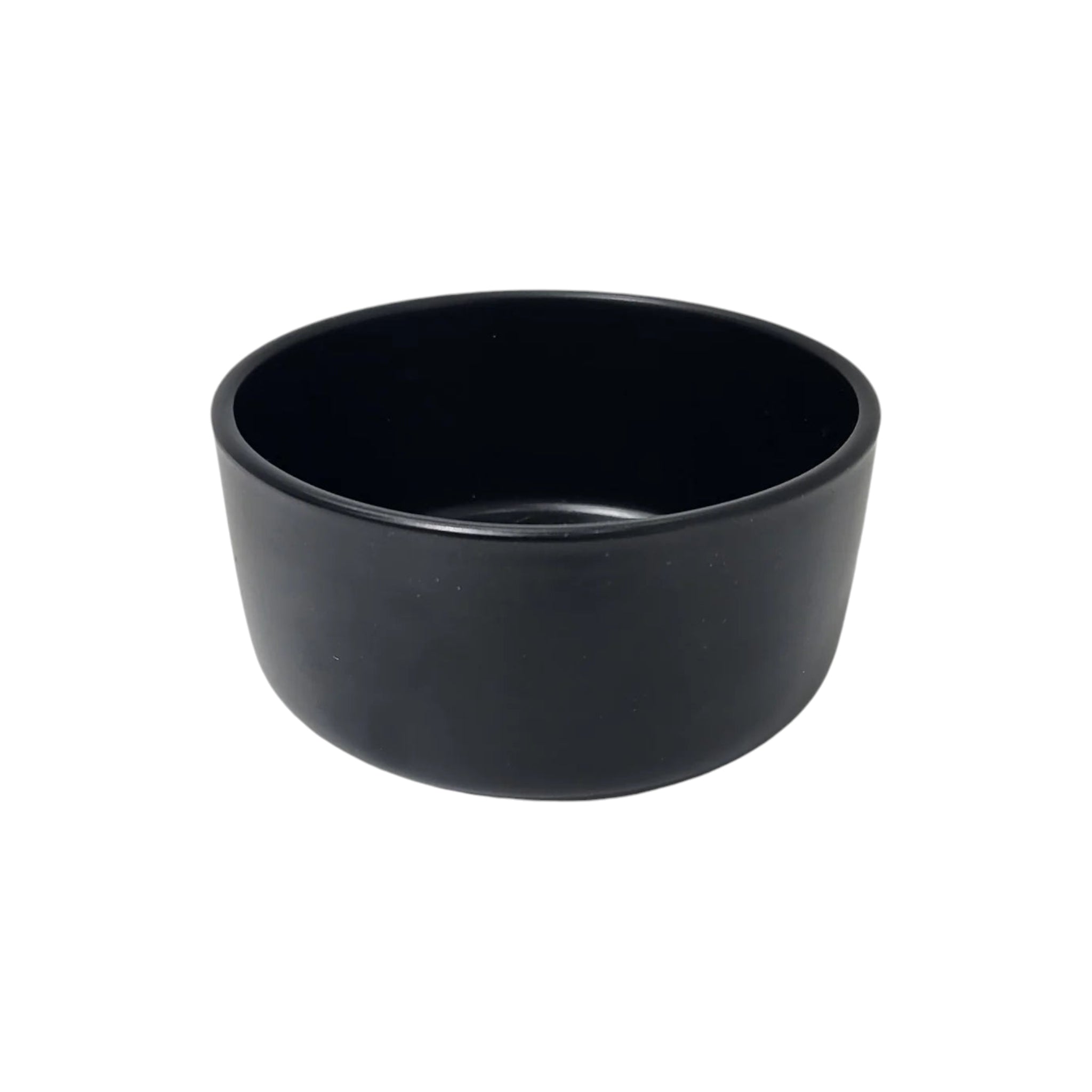 Bowl Straight Edge Matt Black 12cm