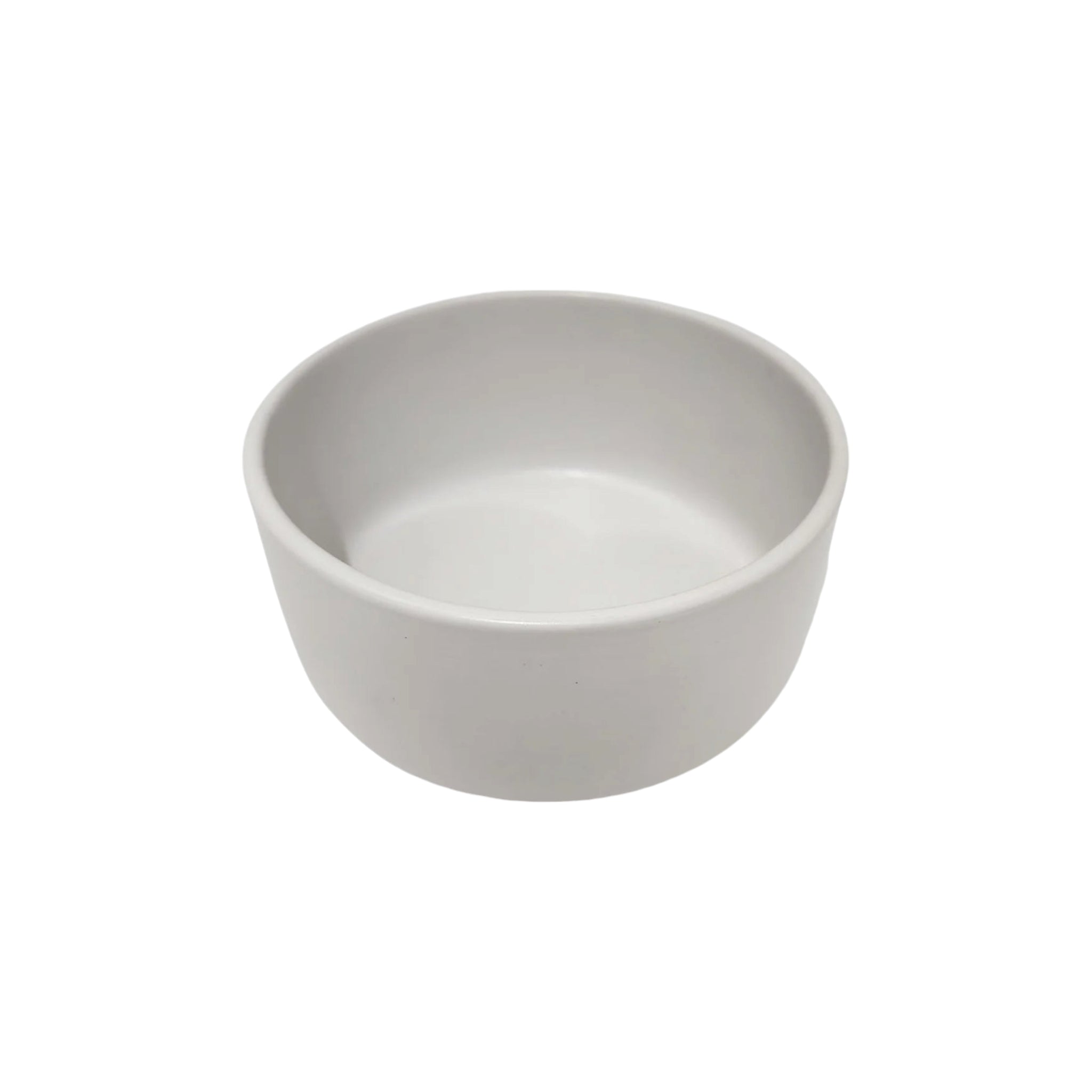 Bowl Straight Edge Matt Cream 12cm