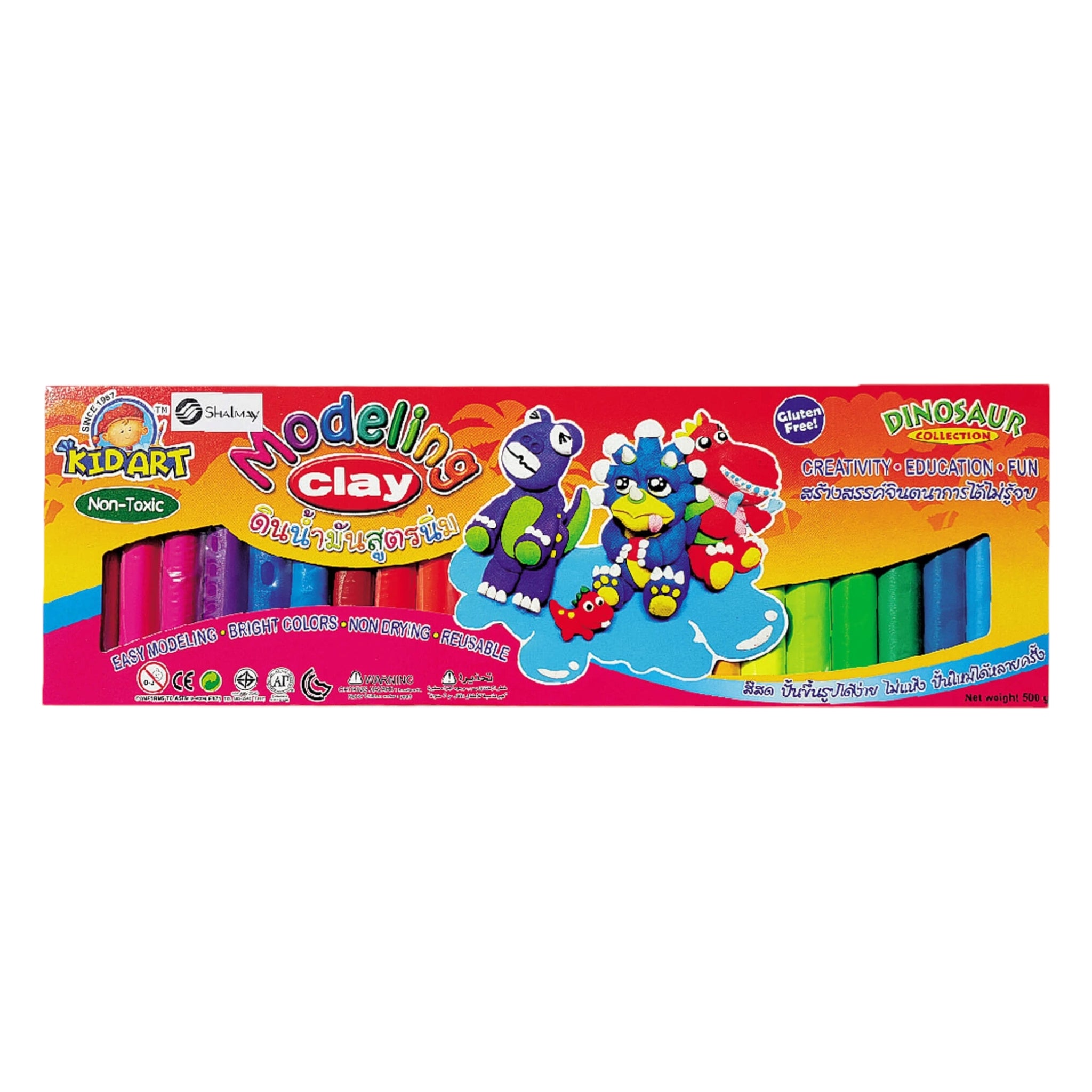 Kid Art Modeling Clay 500g 24-Colours