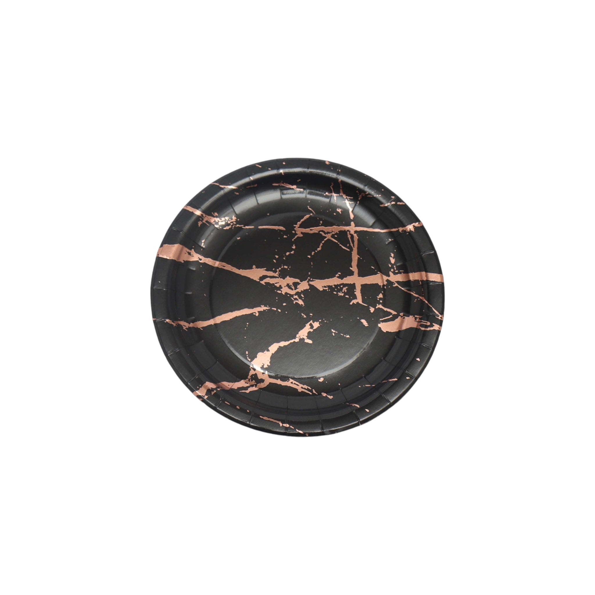 Disposable Party Paper Plates Marble Print 7inch 18cm 8pack