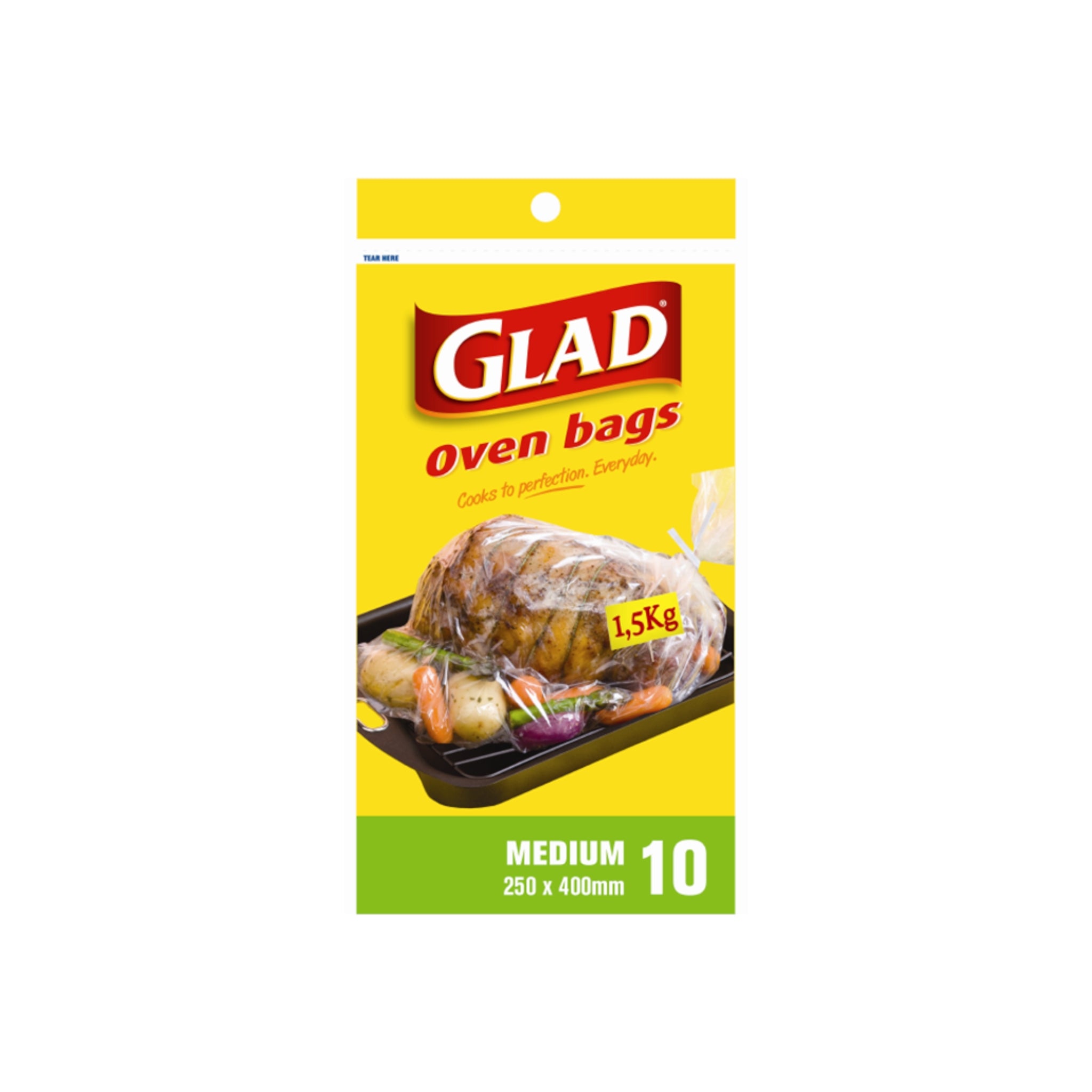 Glad Catering Oven Bags Medium 100Pack 200x200mm