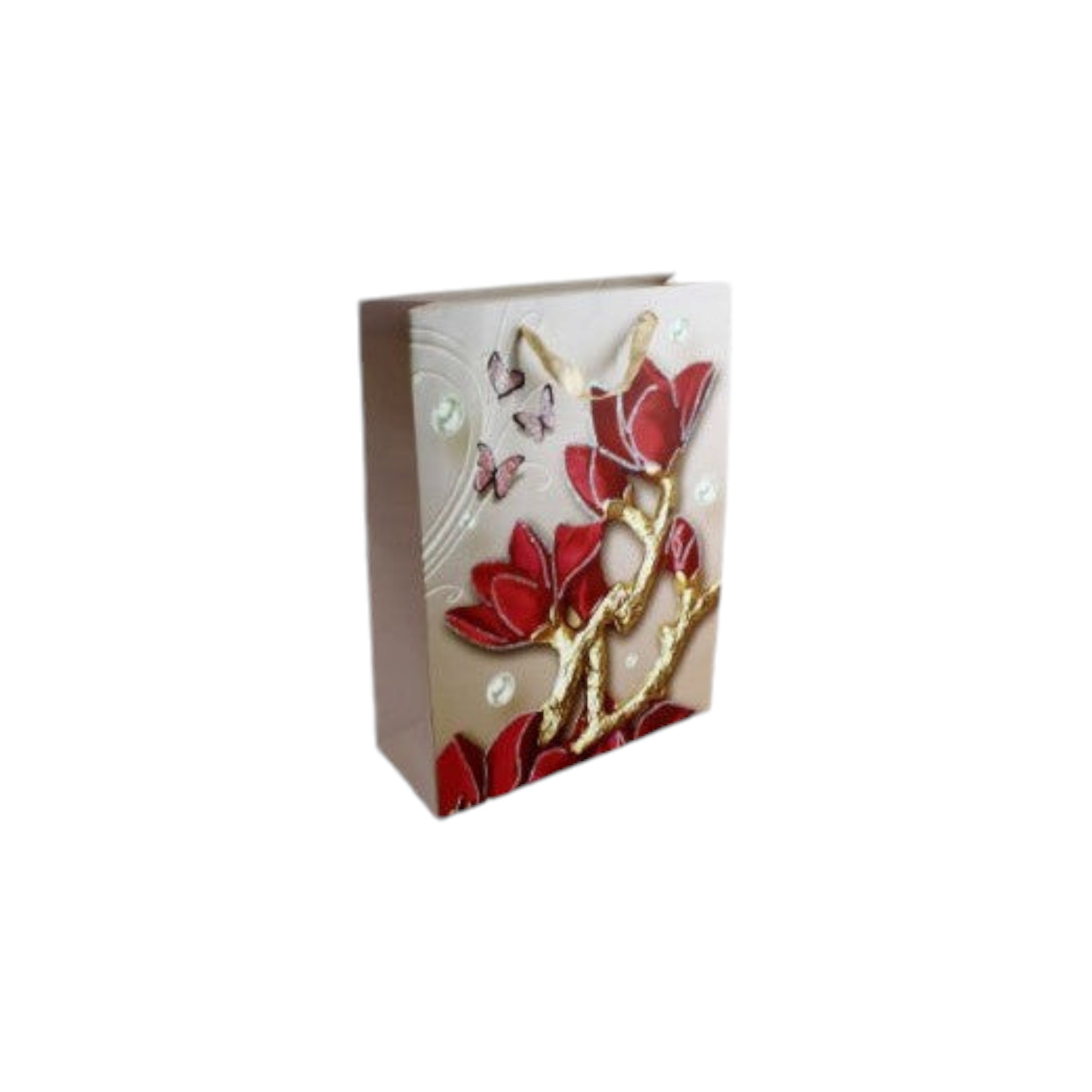 Gift Bag Floral Patterned Shining 30x40x12cm XPP512