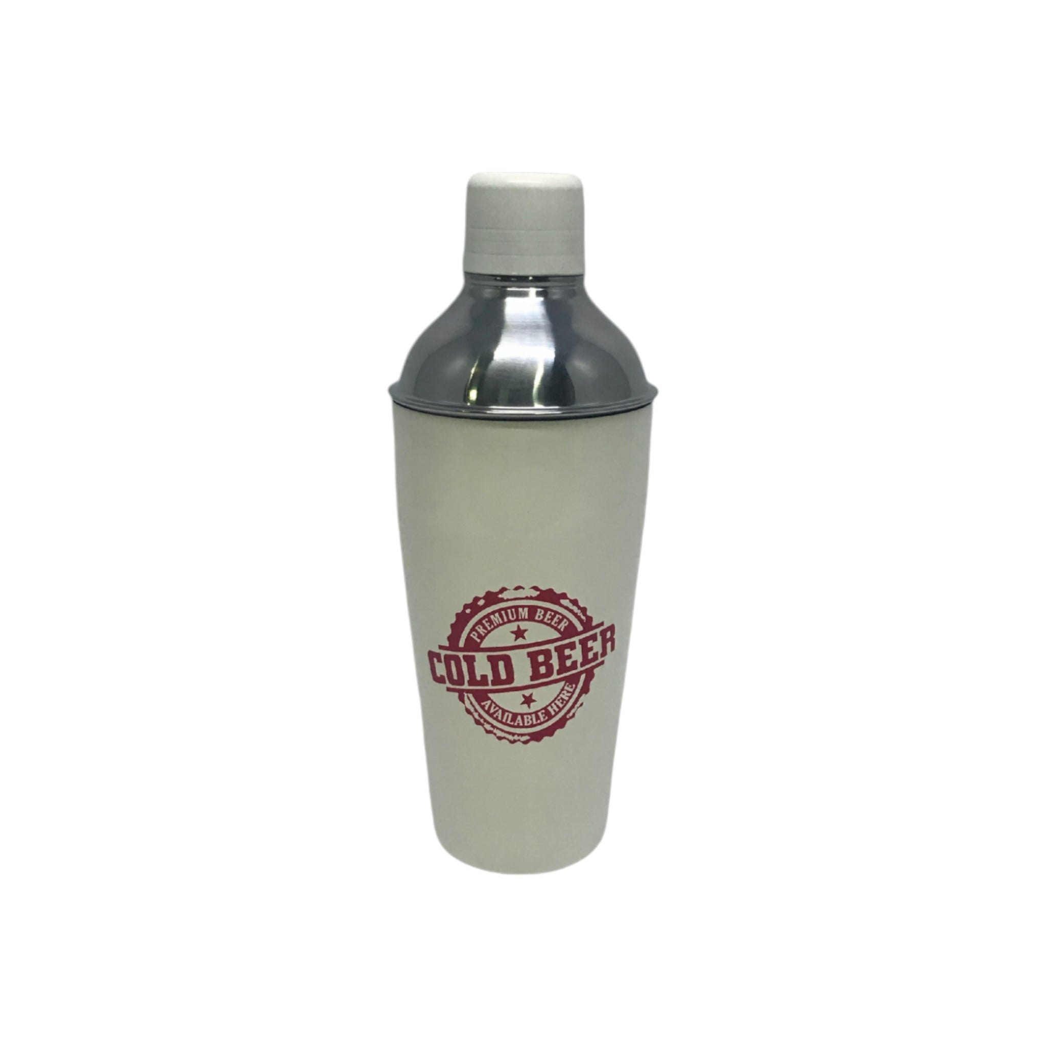 Cocktail Shaker 750ml Cream Metal - Stainless Steel