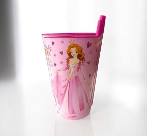 Tuffex Plastic Cup 400ml with Pipette Patterned