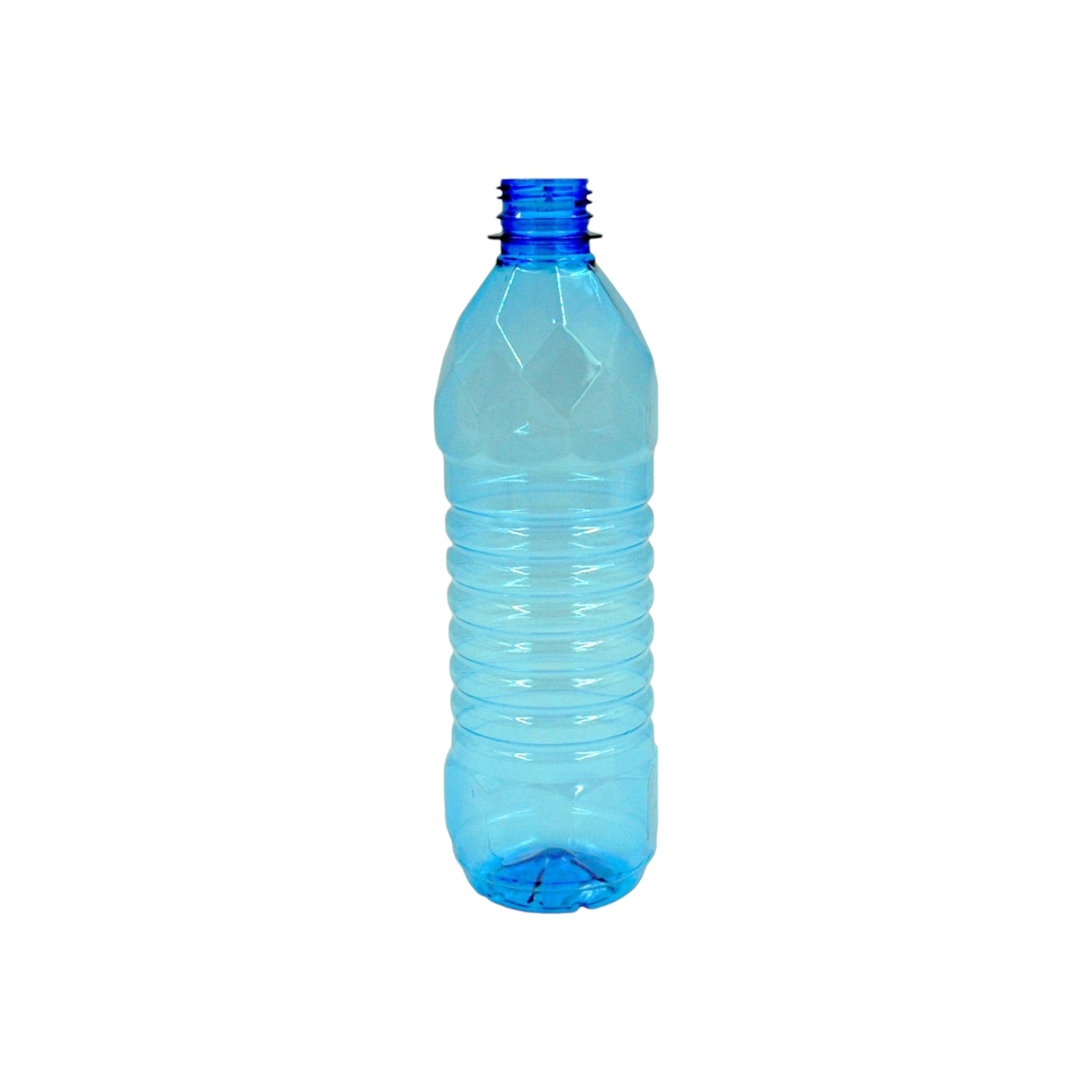 500ml PET Plastic Water Bottle Diamond Blue - BOT082