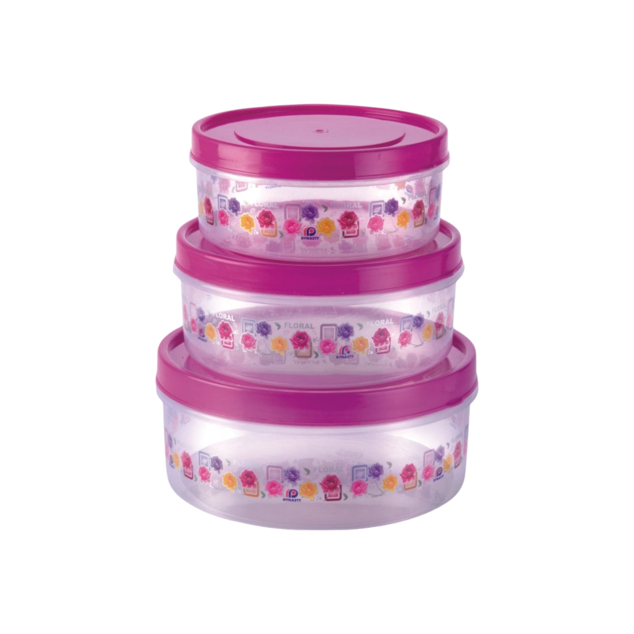 Plastic Biscuit Barrel 3pc Set 7560