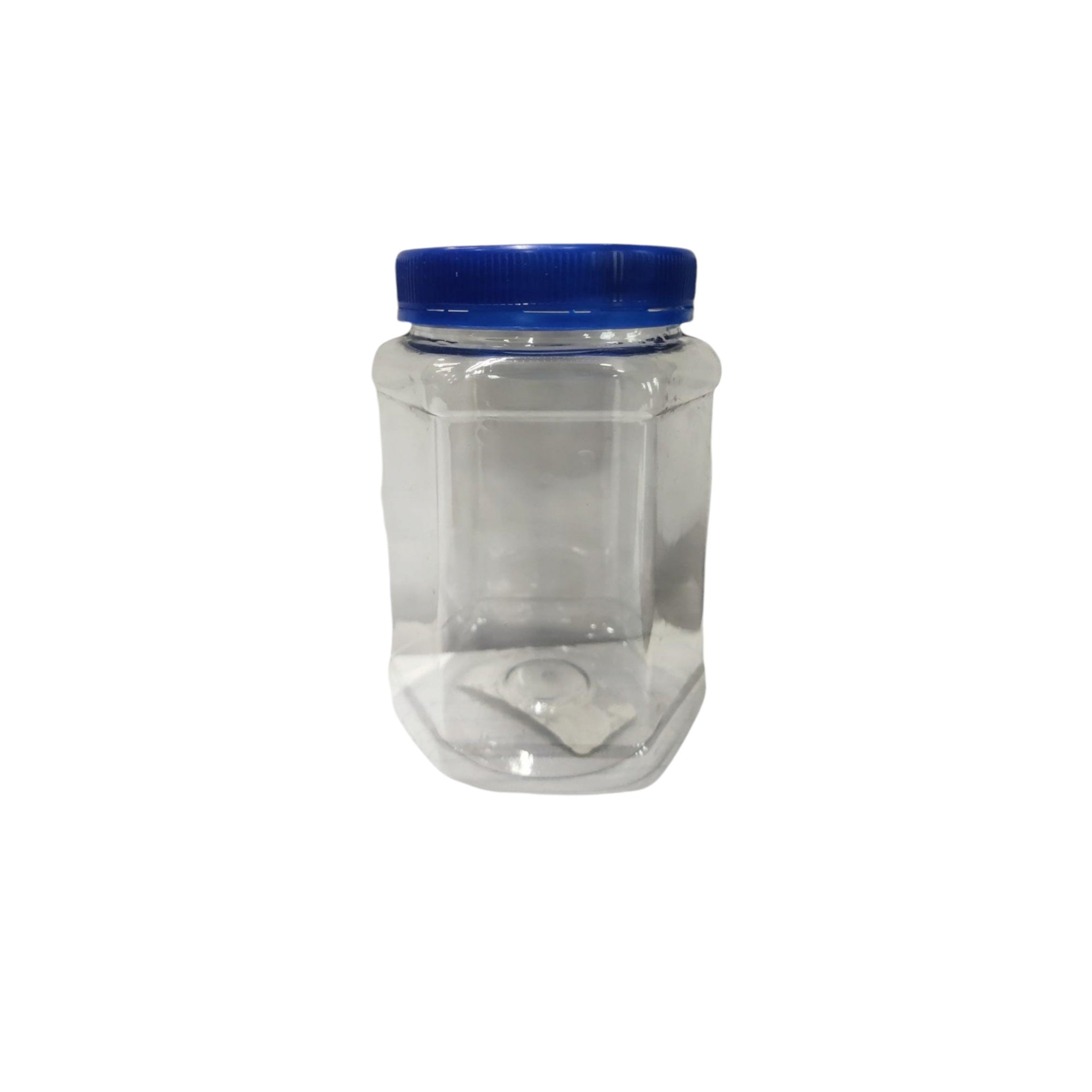 250ml PET Plastic Storage Jar Hexagon - 002AP