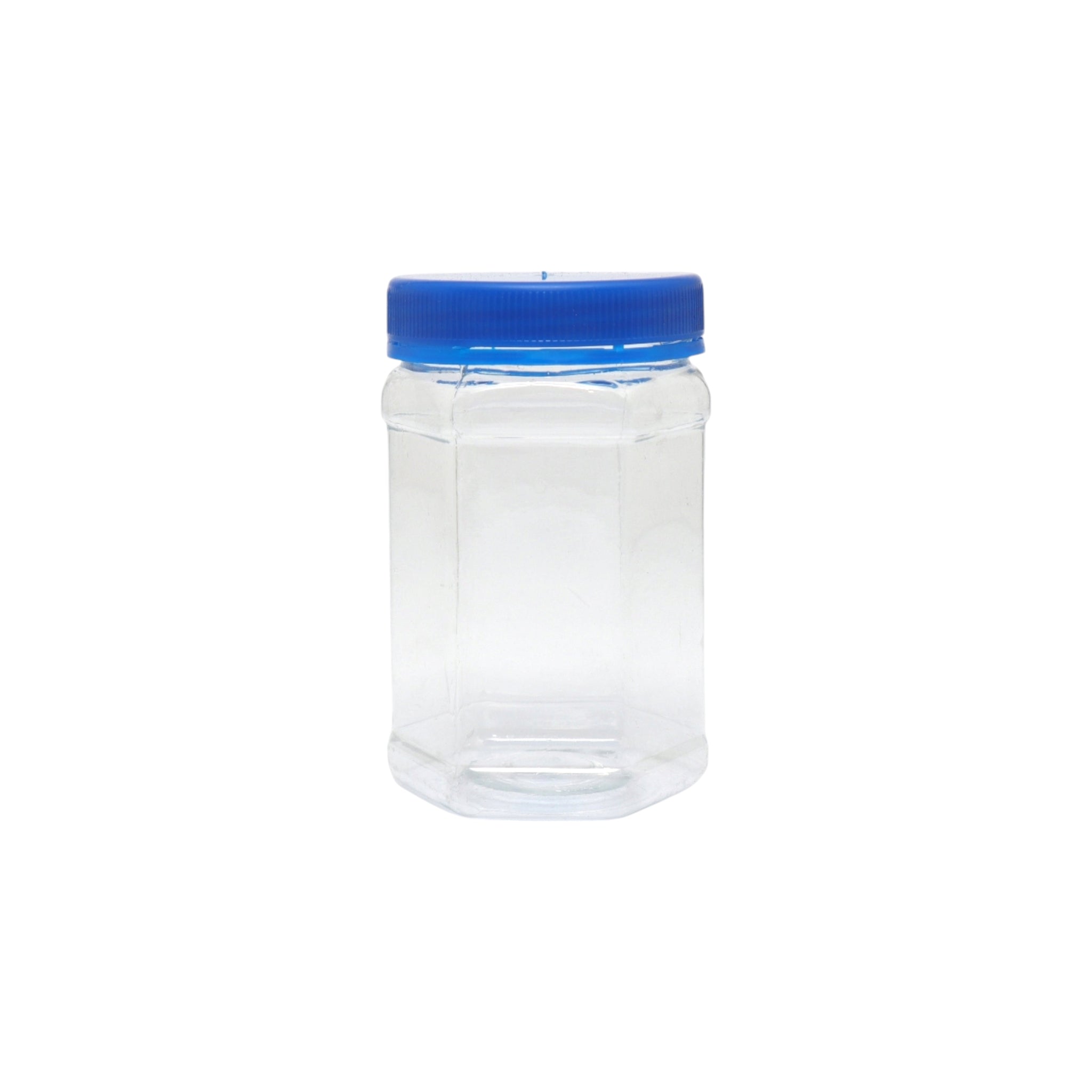 500ml PET Plastic Storage Jar Hexagon