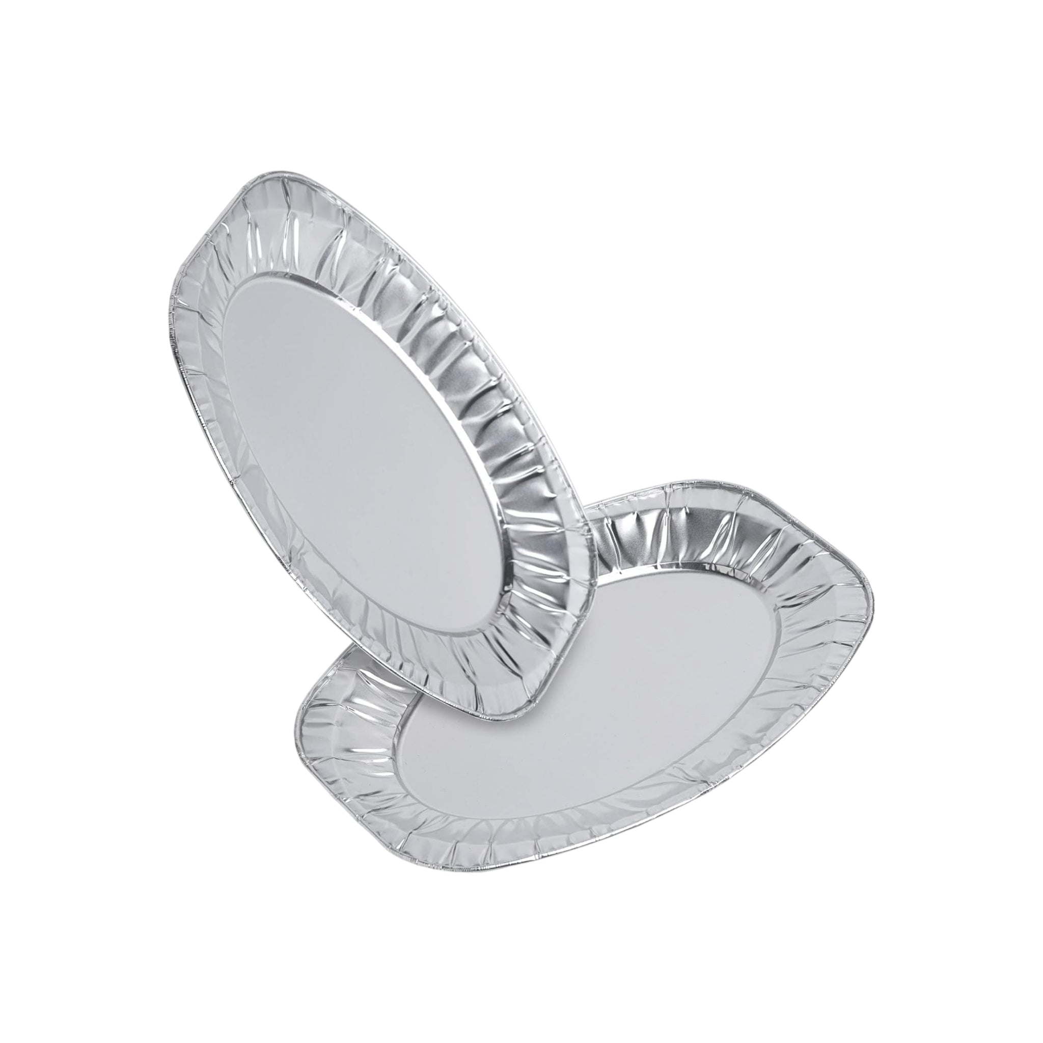 Aluminium Oval Catering Serving Tray with Dome 385x260x21mm