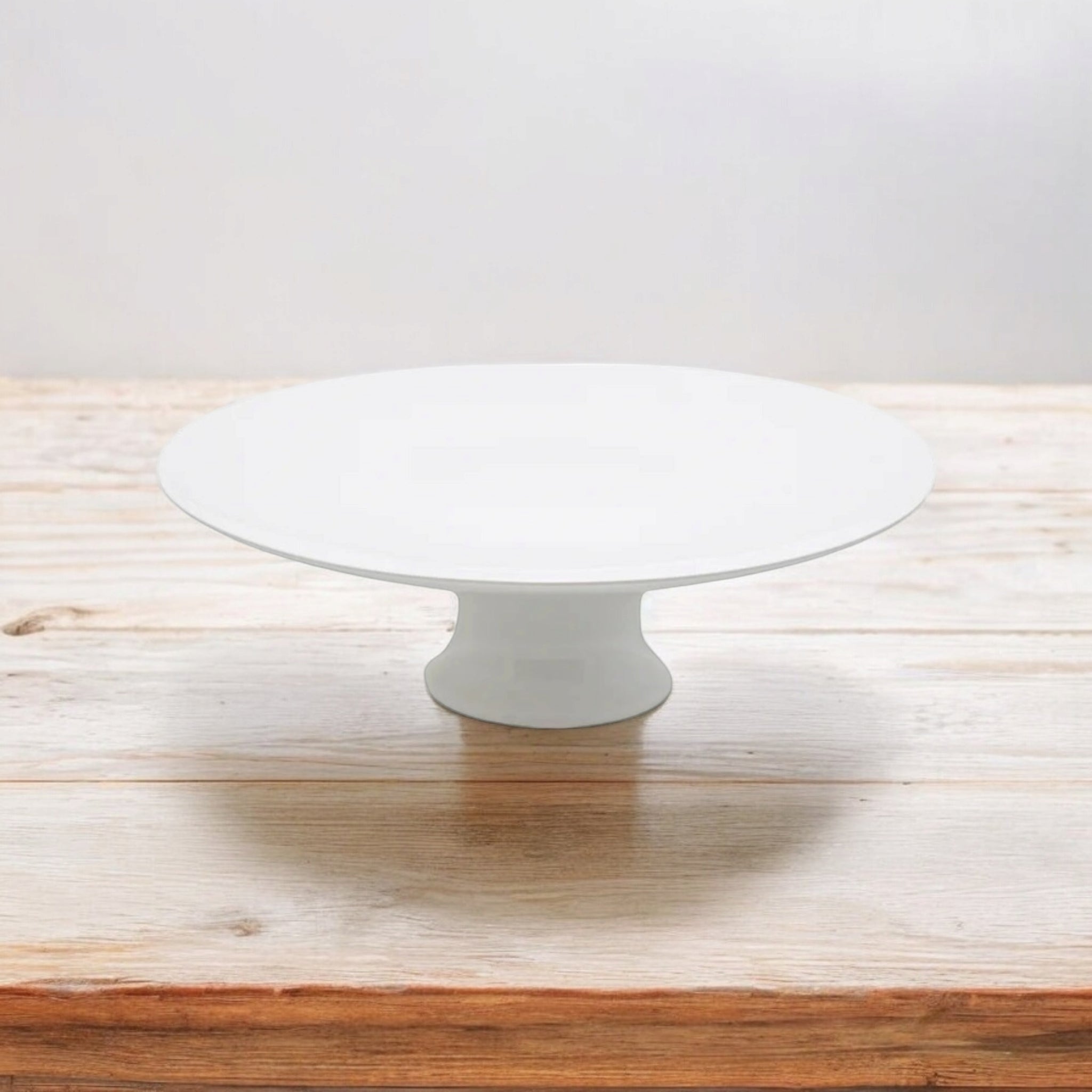 Ceramic Cake Stand 29.5x9.5cm  11.5 Inch White