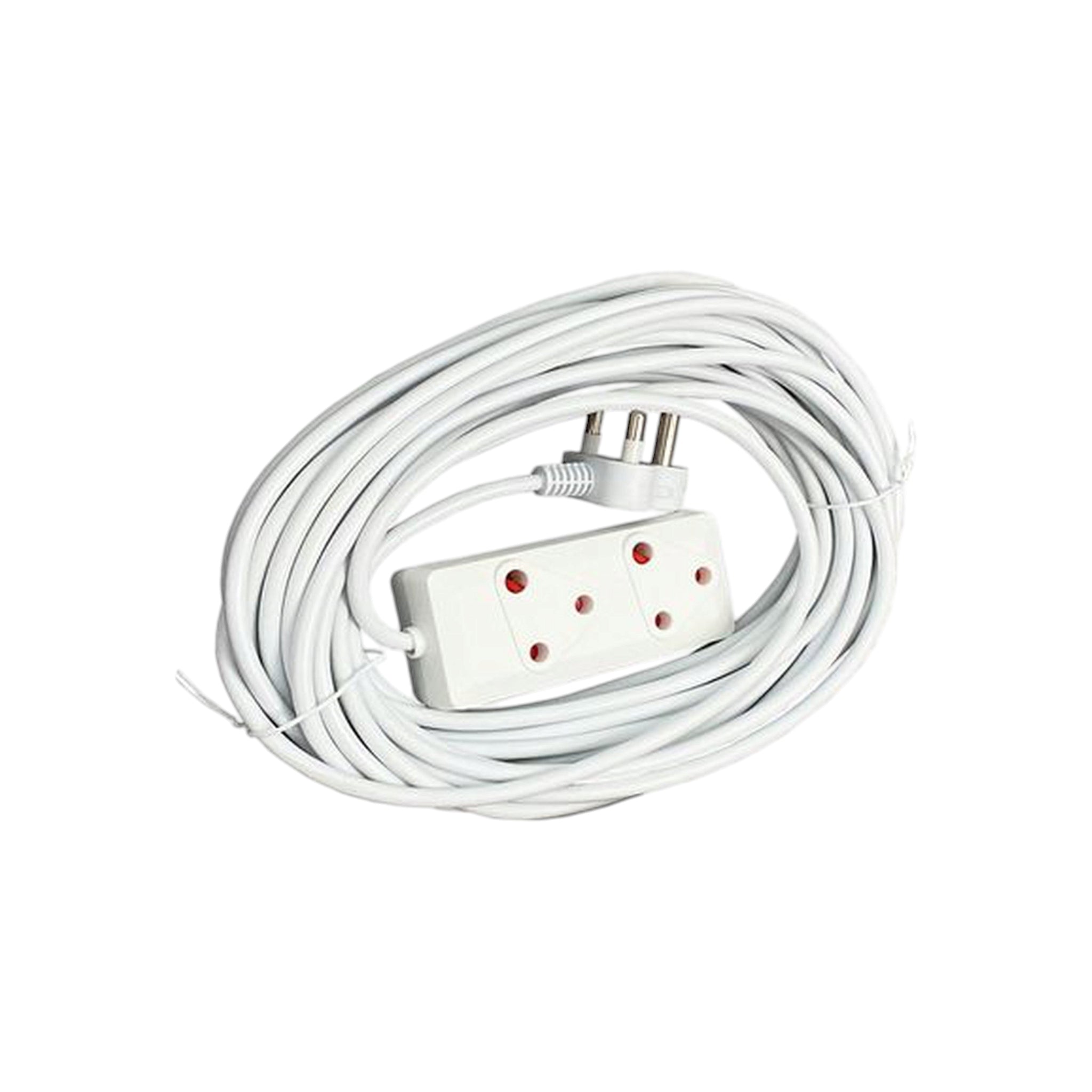 20m Extension Electrical Cord with 2x3pin Sockets EC005