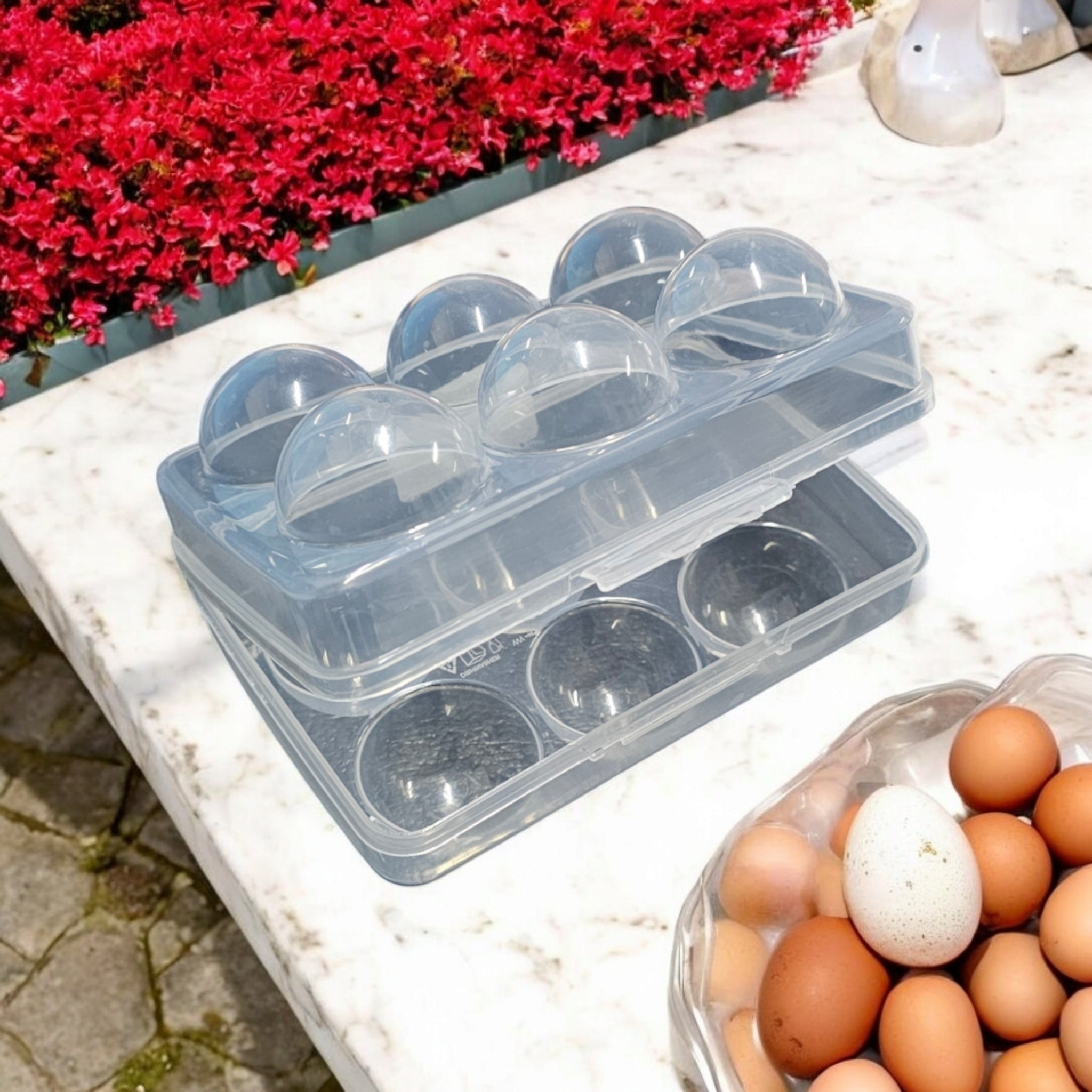 Nu Ware Plastic Sophia Egg Storer 6-Grid