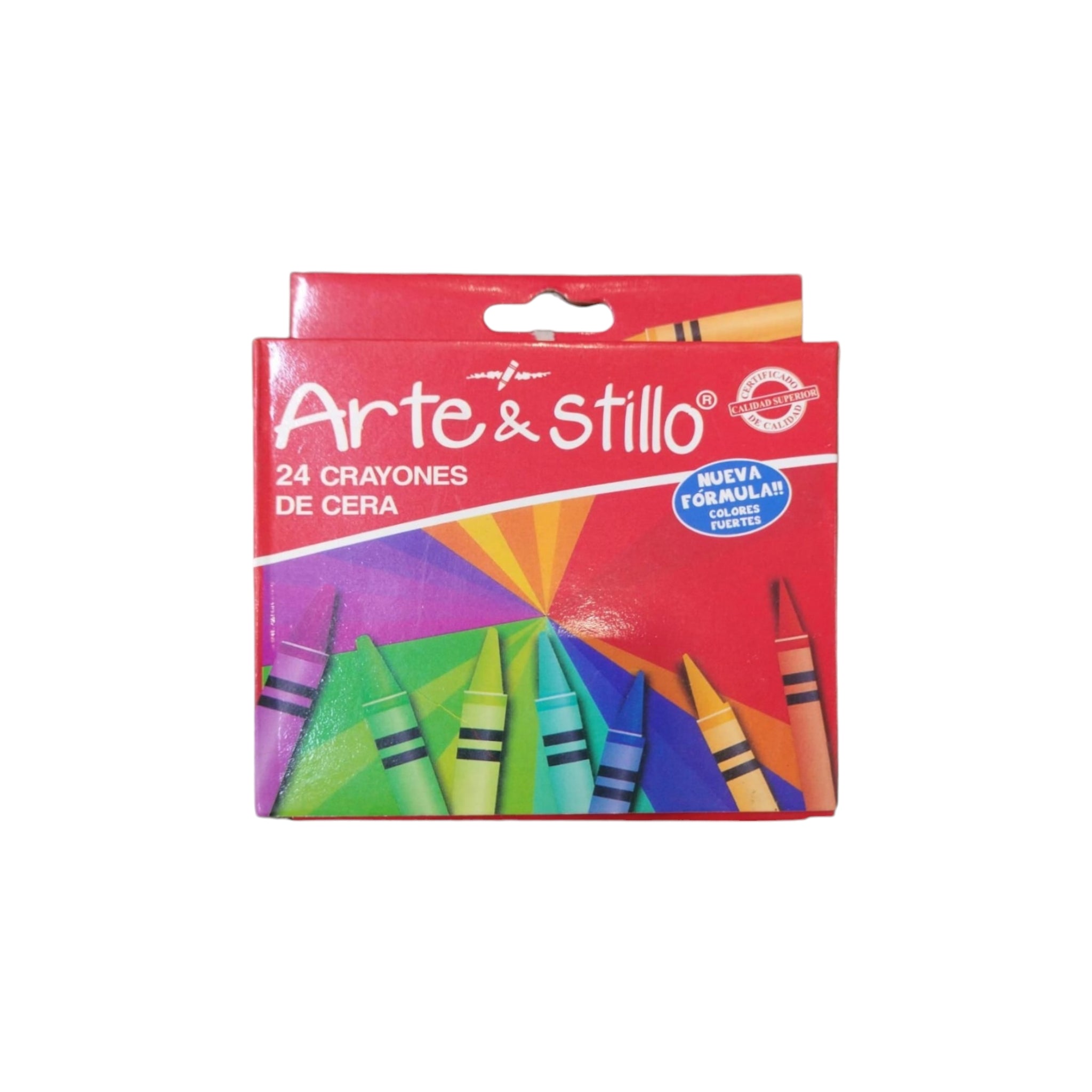 Arte & Stillo Wax Crayons for Kids 24pack