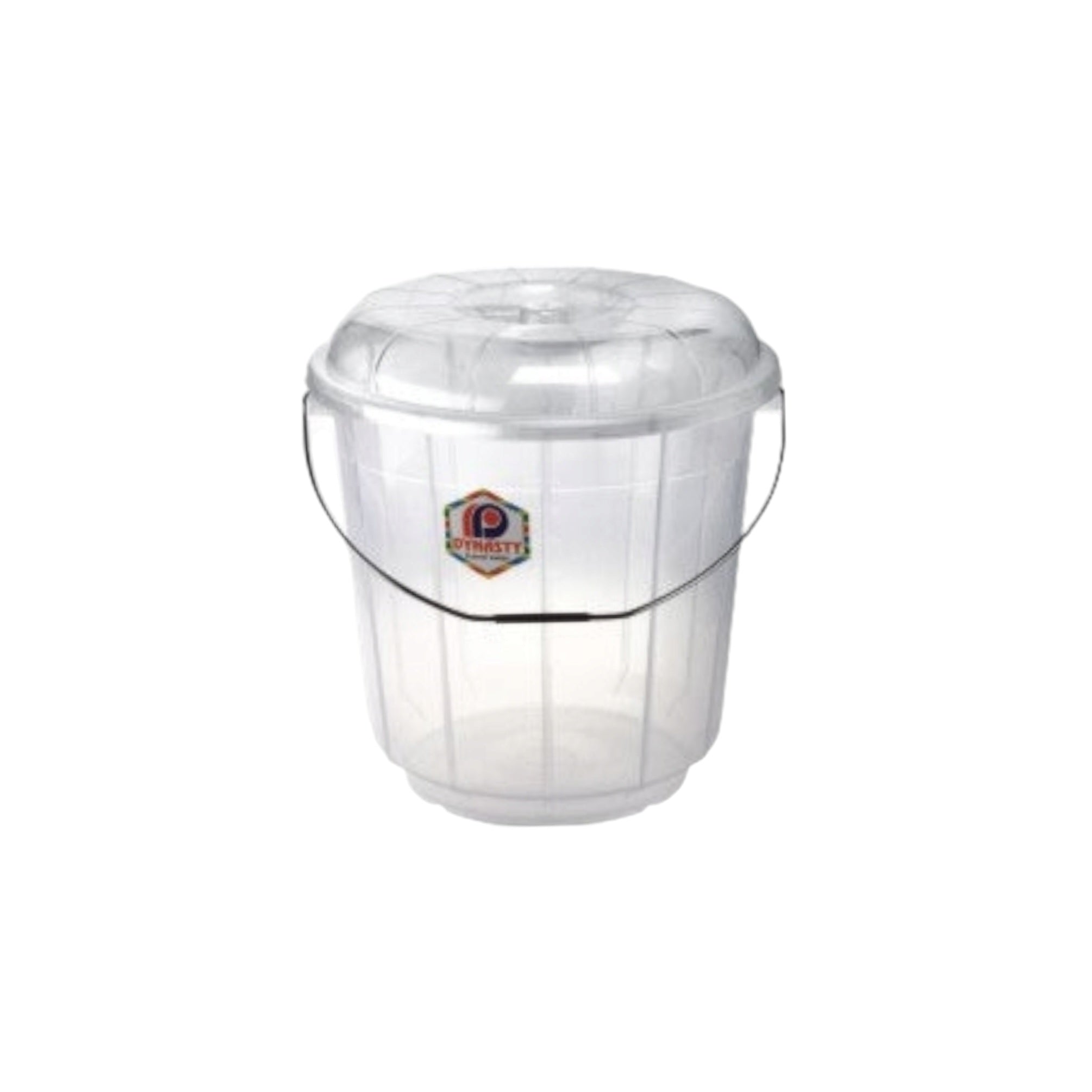 13L Frosty Plastic Bucket with Lid 0013W