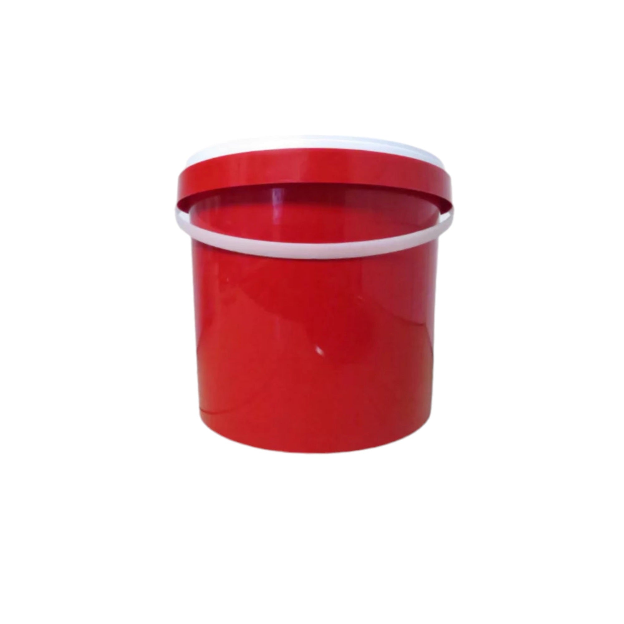 Nu ware 20L Plastic Bucket Air Tight Lid Virgin Red BU-20