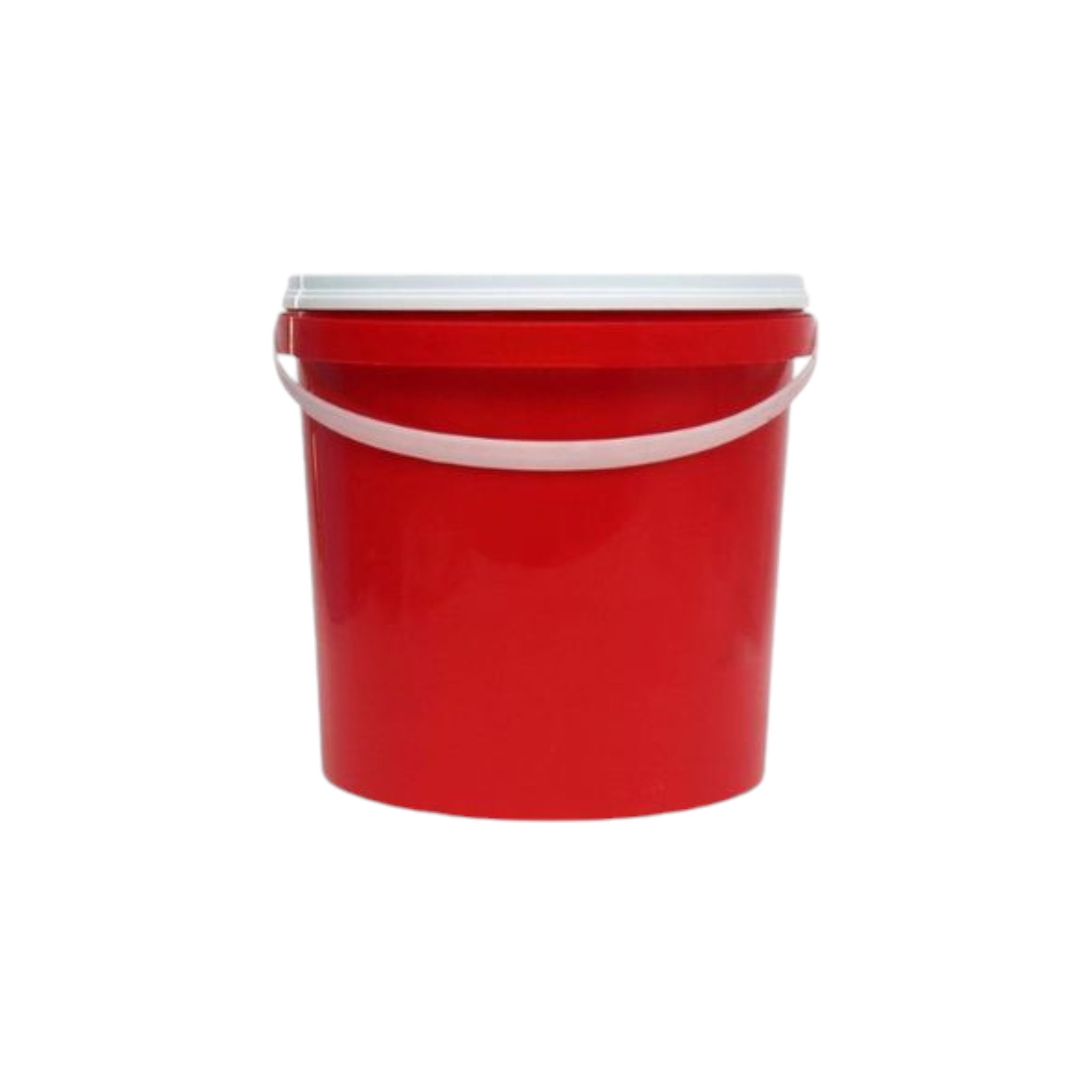 Nu ware 20L Plastic Bucket Air Tight Lid Virgin Red BU-20