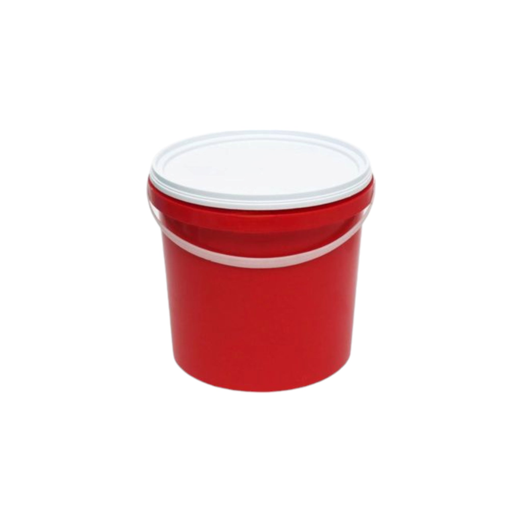 Nu ware 20L Plastic Bucket Air Tight Lid Virgin Red BU-20