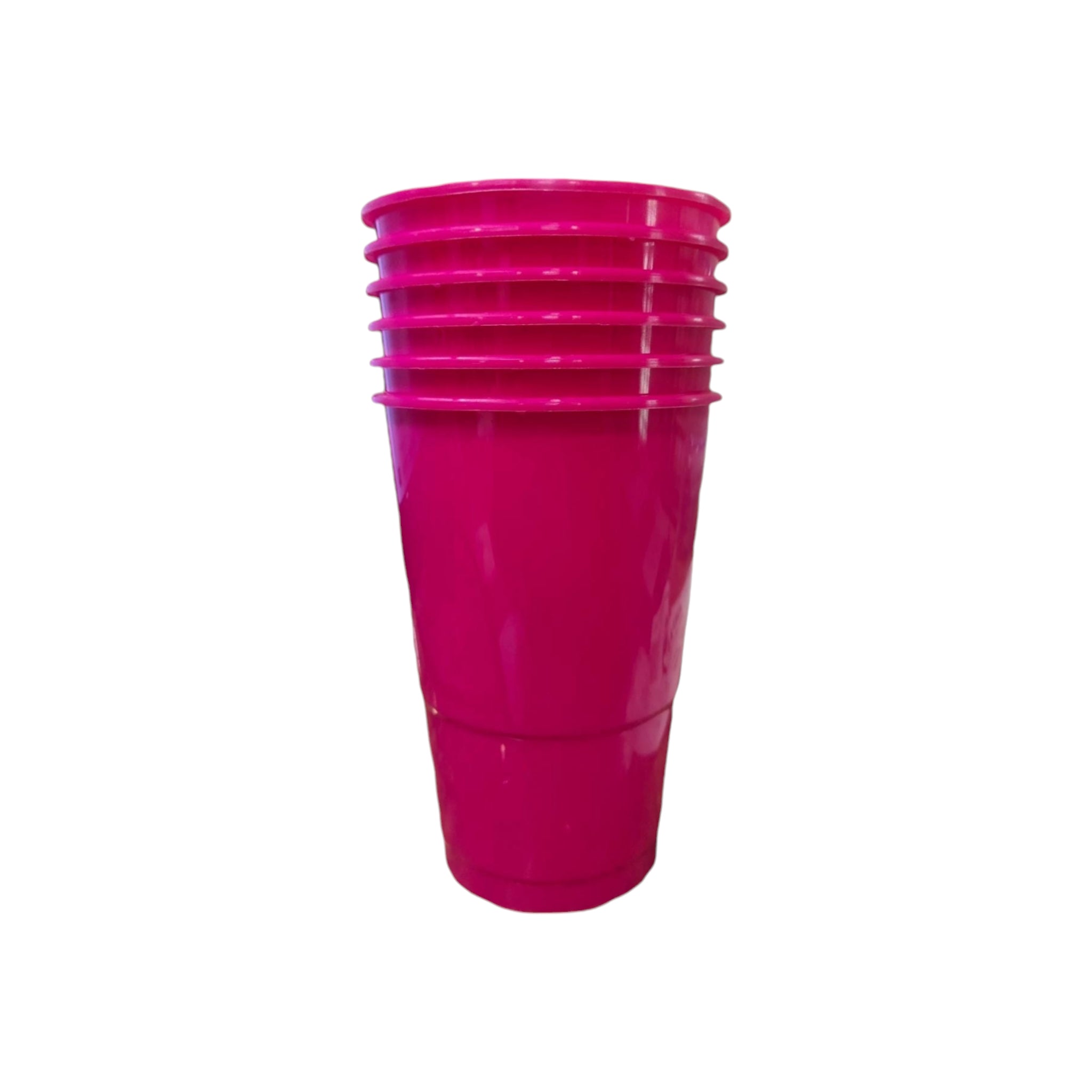 Miss Molly 340ml Disposable Cup - Plastic Party Smoothie Tumbler Delicate 6pack