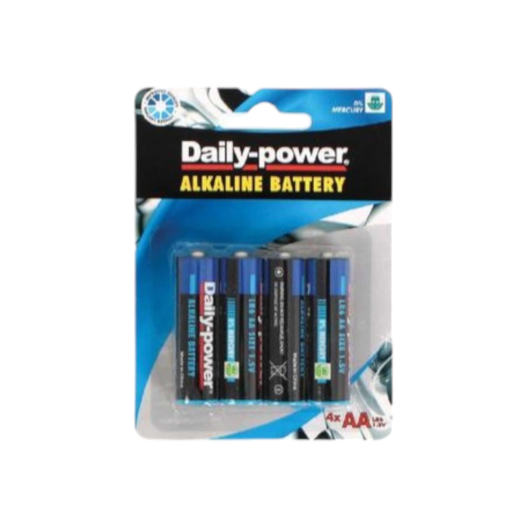 Daily Power Batteries Alkaline Size AA 4pack