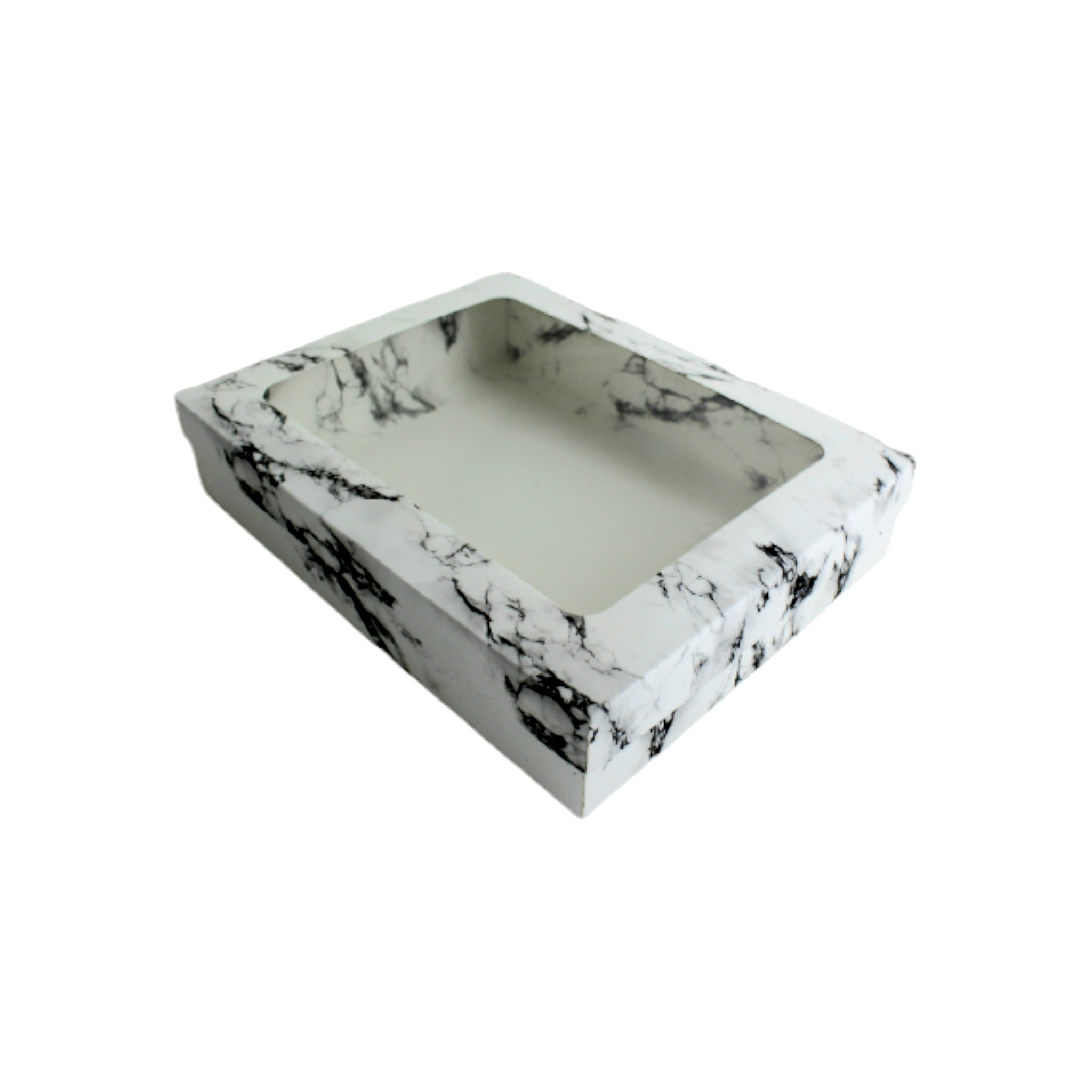 Gift Biscuit Paper Box Rectangle Marble Finish 24x19x5cm XPP606