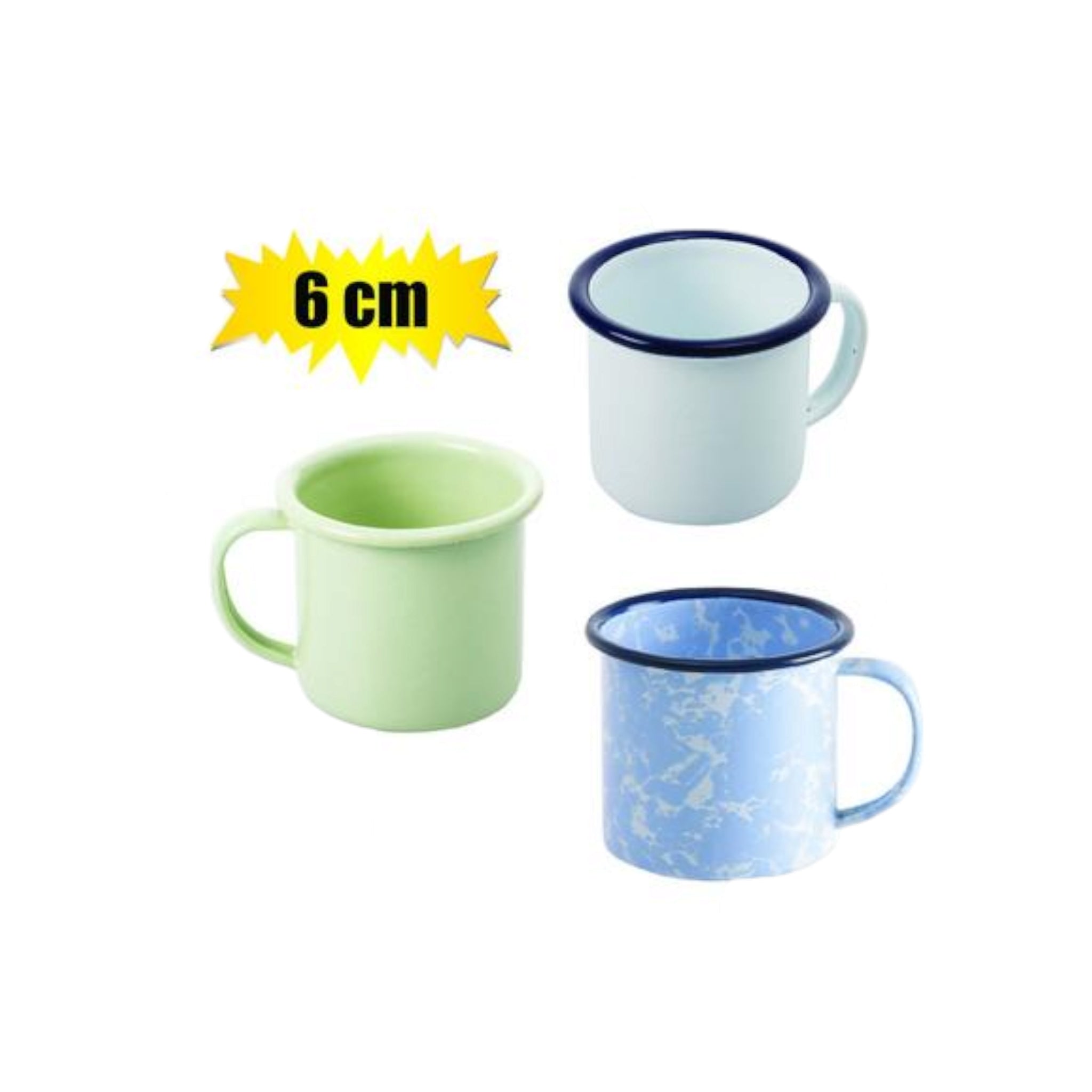 Enamel Color Mug 6cm Tumbler