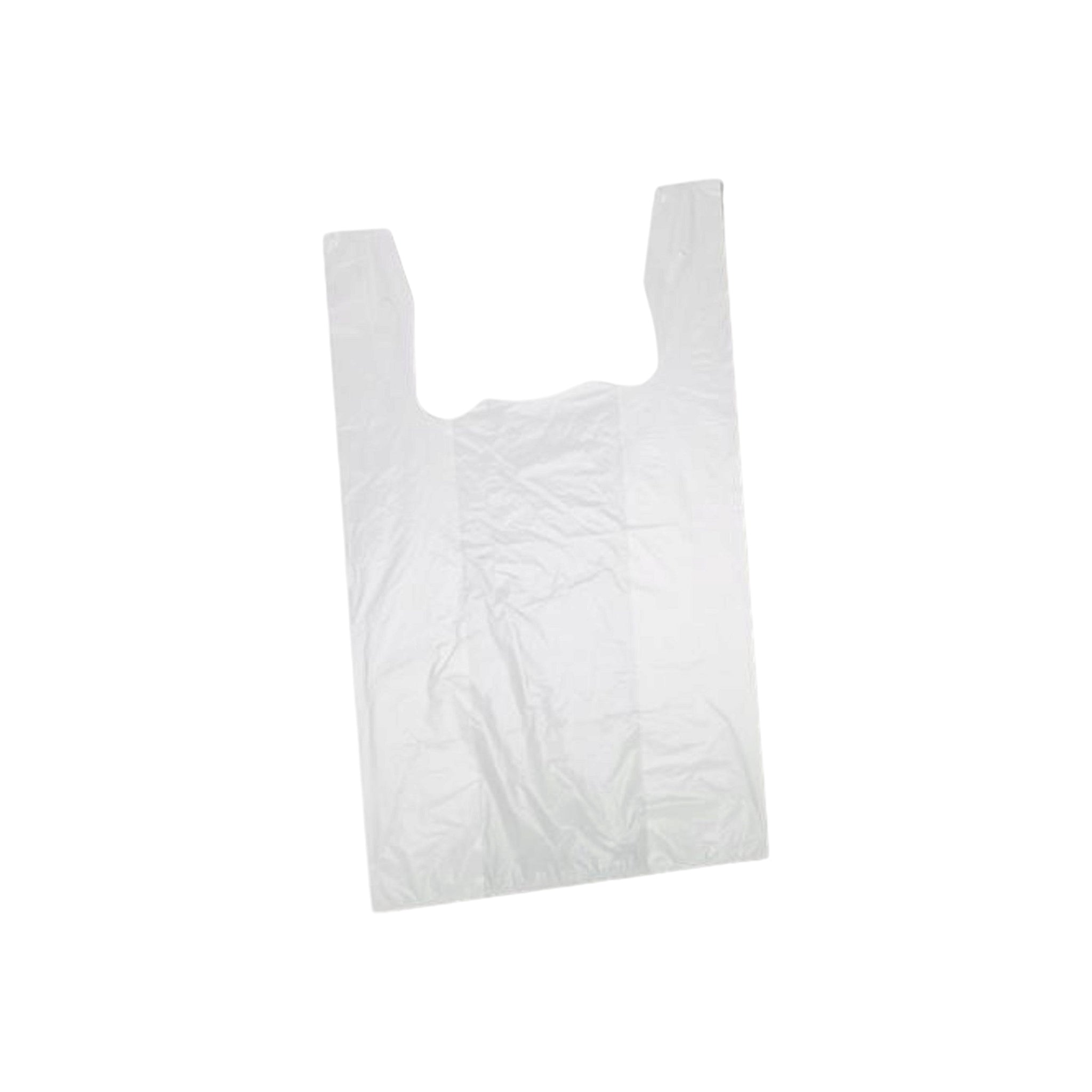 Midi Plastic Carrier Bags 20L VTC 25mic Virgin White 250pack