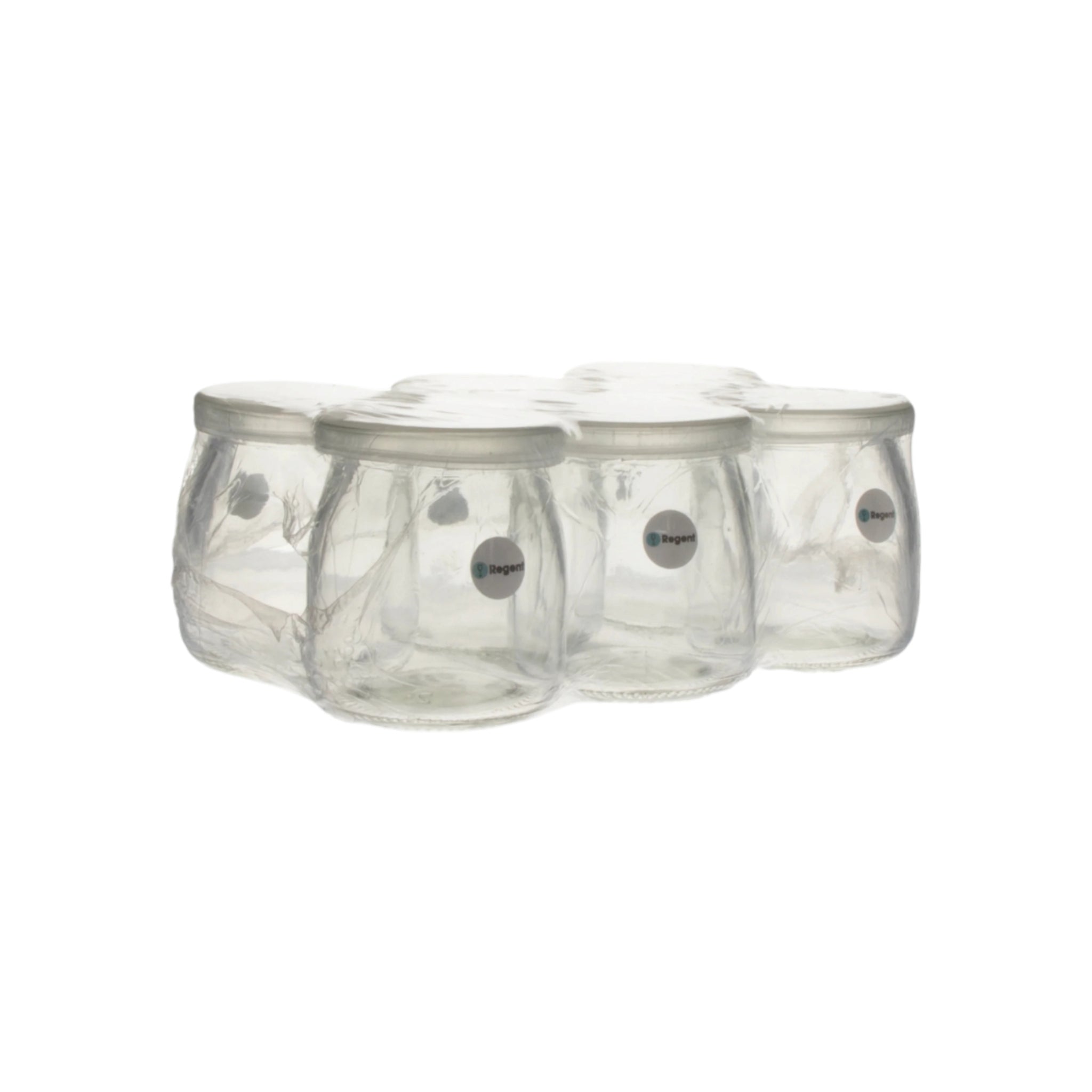 Regent Yoghurt Jar with Plastic Lid 6pack 150ml