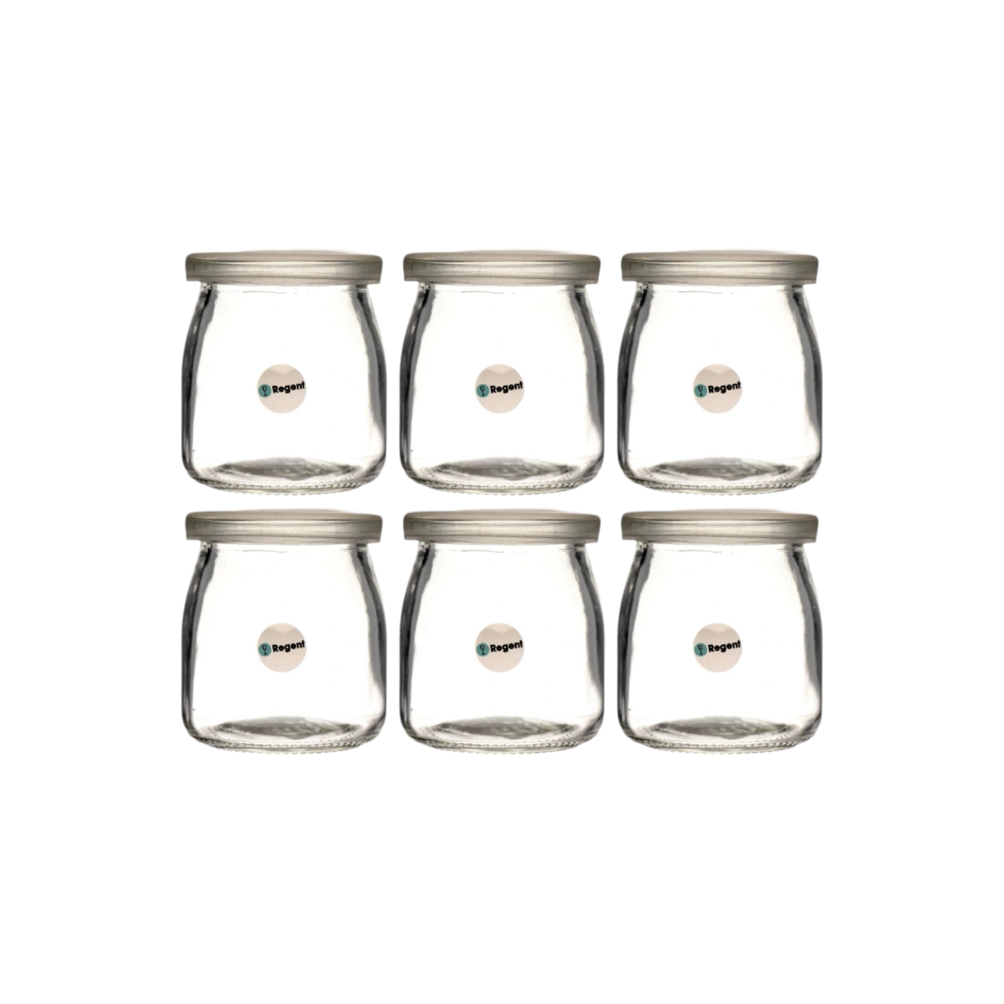 Regent Yoghurt Jar with Plastic Lid 6pack 150ml