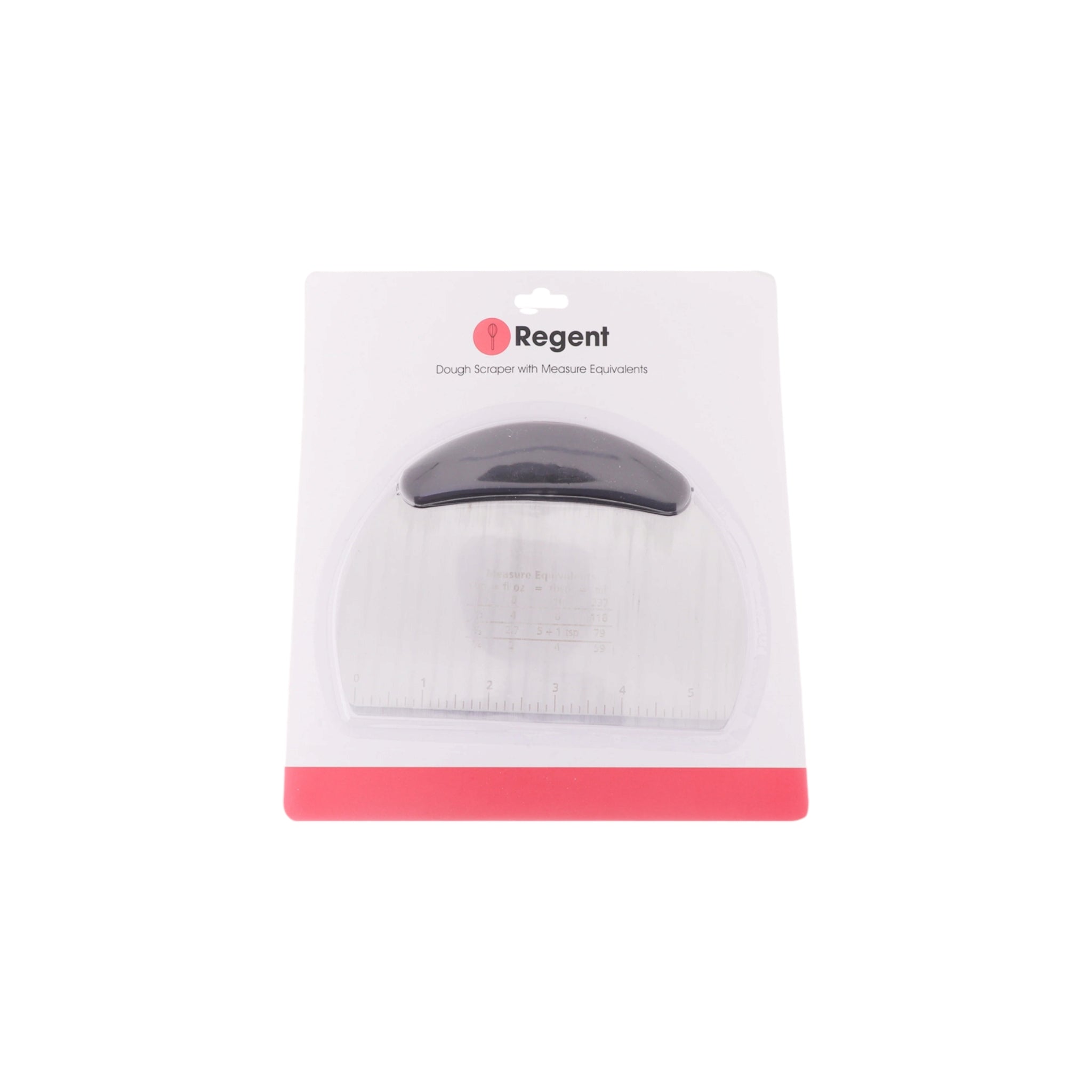 Regent Bakeware Dough Scraper with Measure Equivalent Stainless Steel