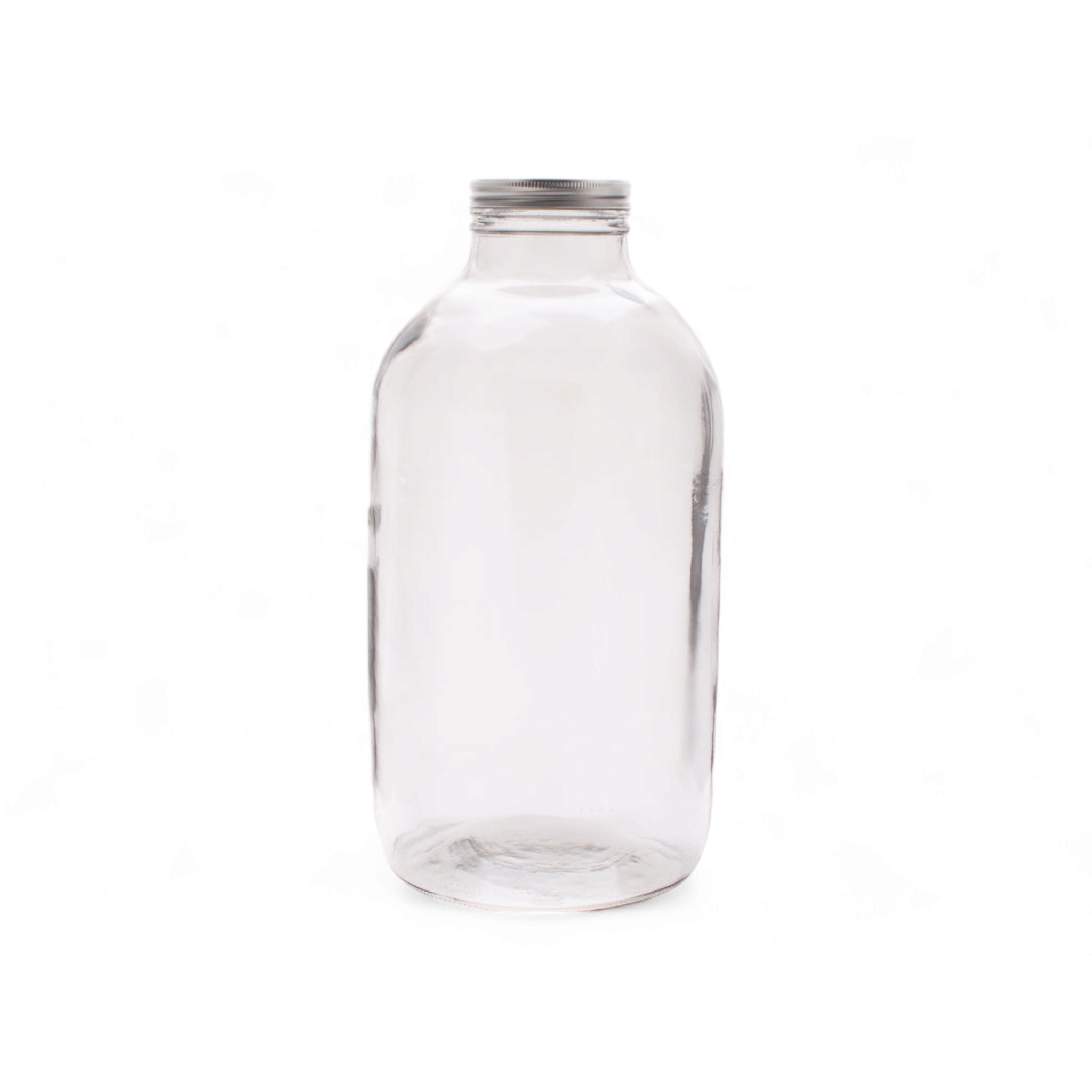 Consol 4L Glass Catering Jar Round with Aluminum Screw Lid  BN0549