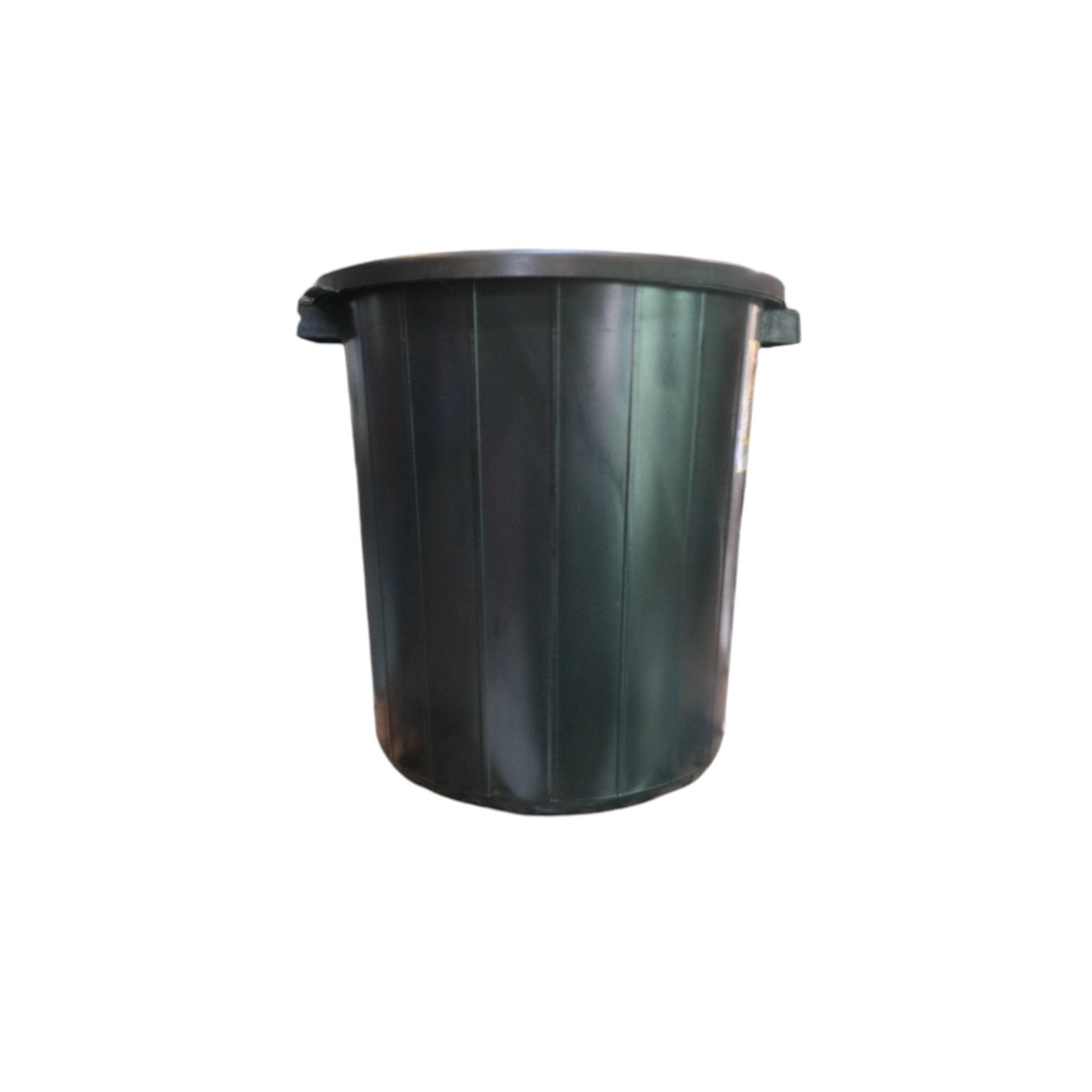 50L Waste Refuse Bin Round with Lock Lid