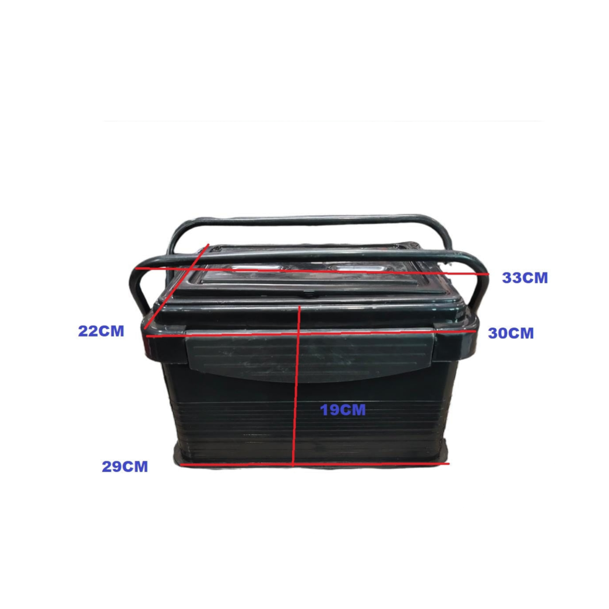 Picnic Basket Utility Storage Container Black 100153