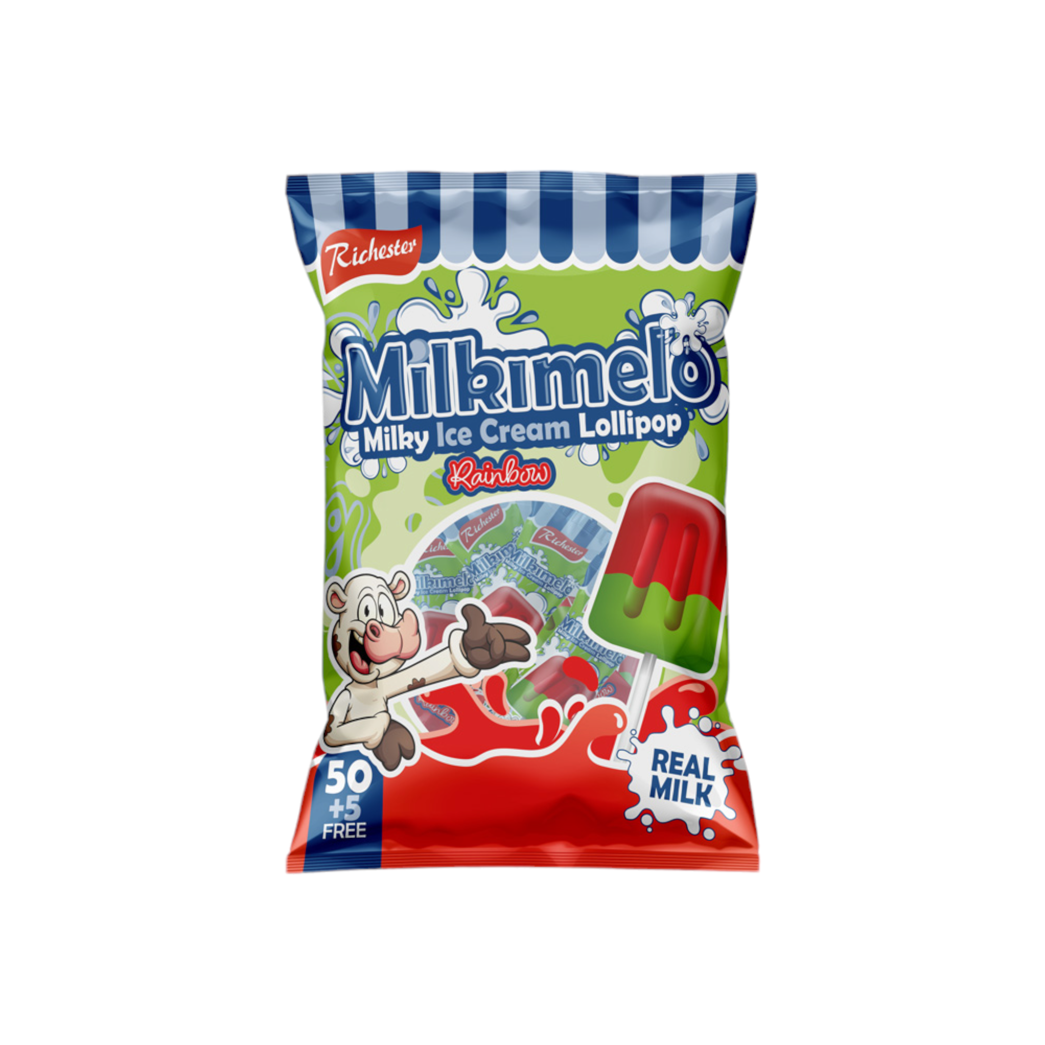 Milkimelo Assorted Lollipop 50pack