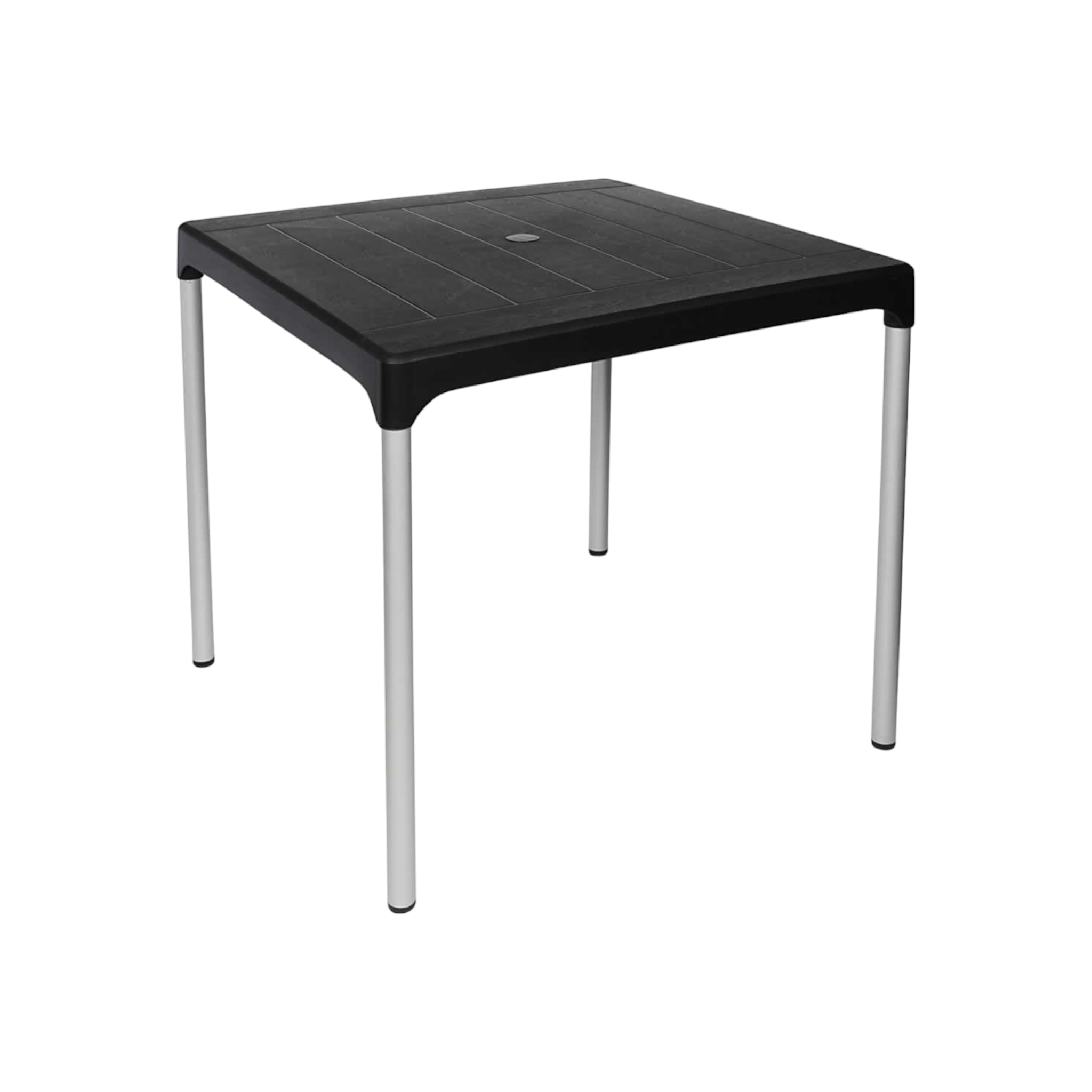 Chelsea Cafe Table Black Contour Outdoor