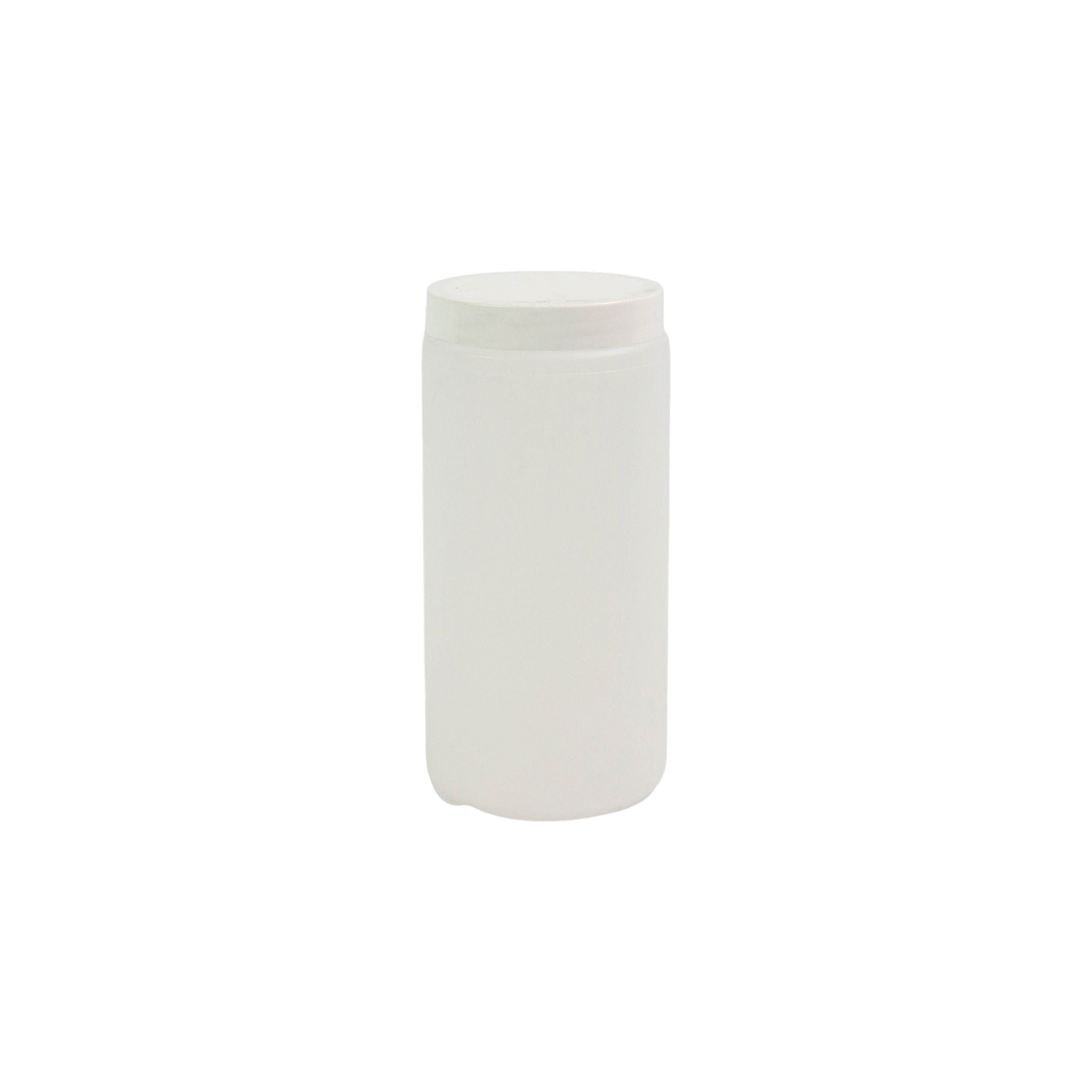 1L HDPE Plastic Jar Natural Bottle with 85mm Cap