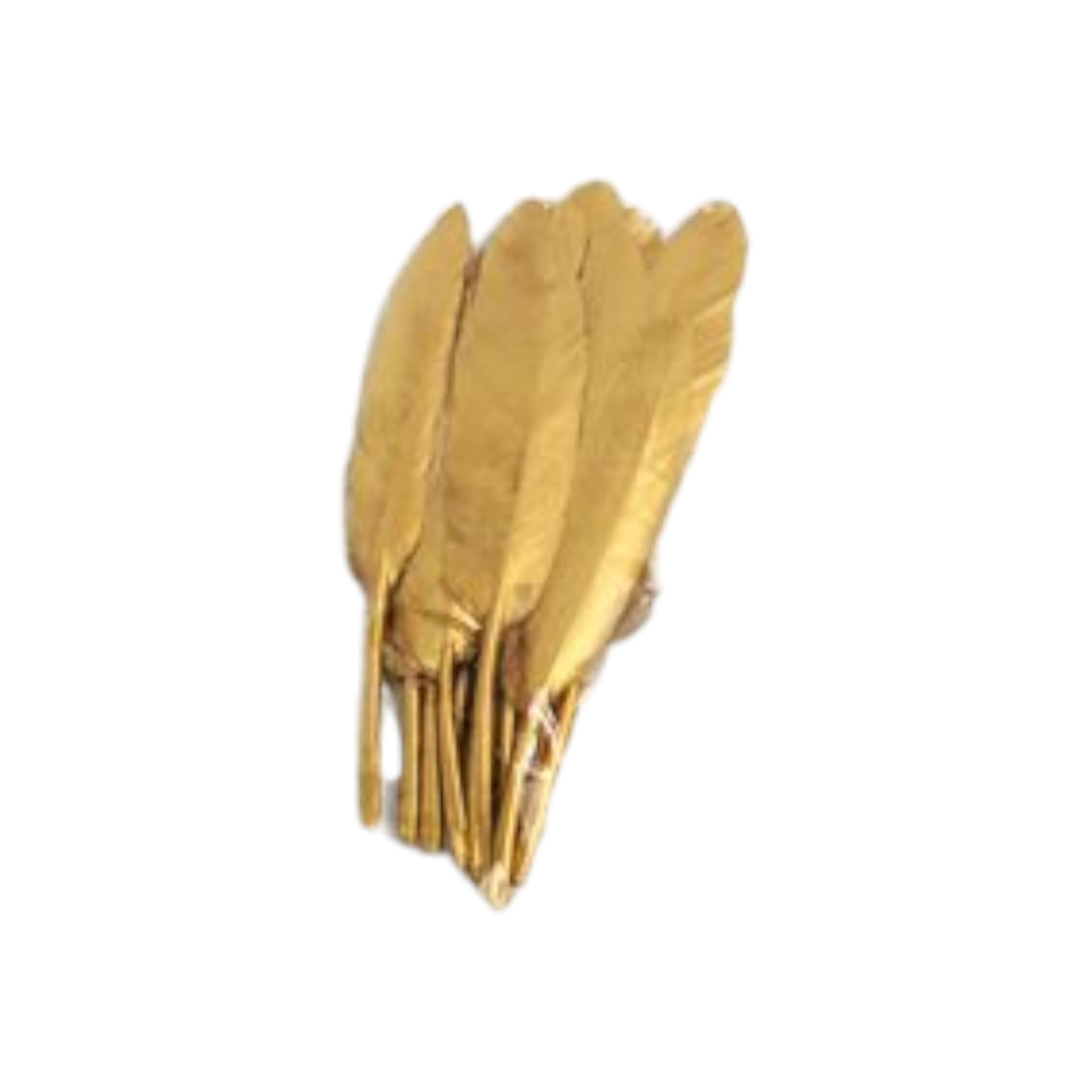 Glided Duck Cosse Metallic Feathers 15cm 12pack