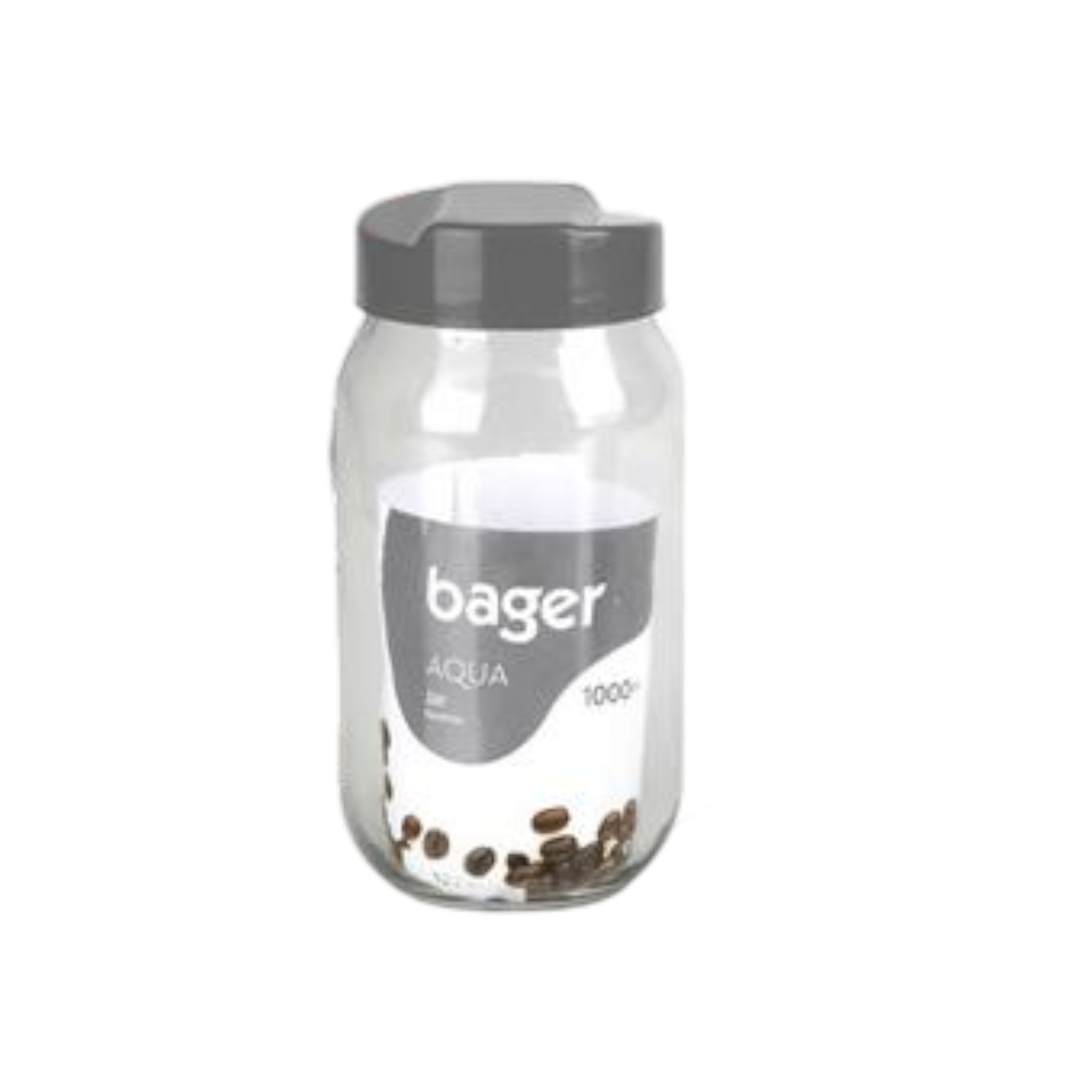 Bager Aqua Glass Storage Jar 1L 1pc