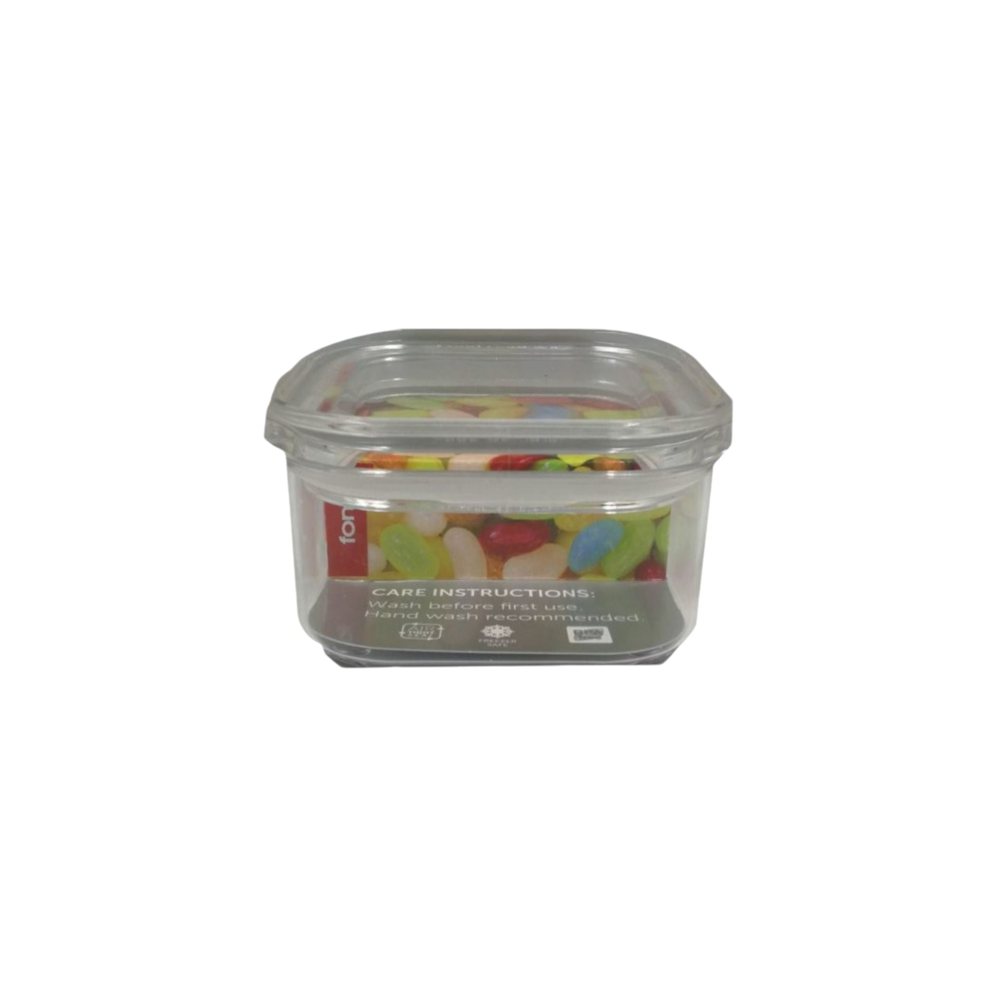 Fontal Canister Clear Lid Square 450ml 11592