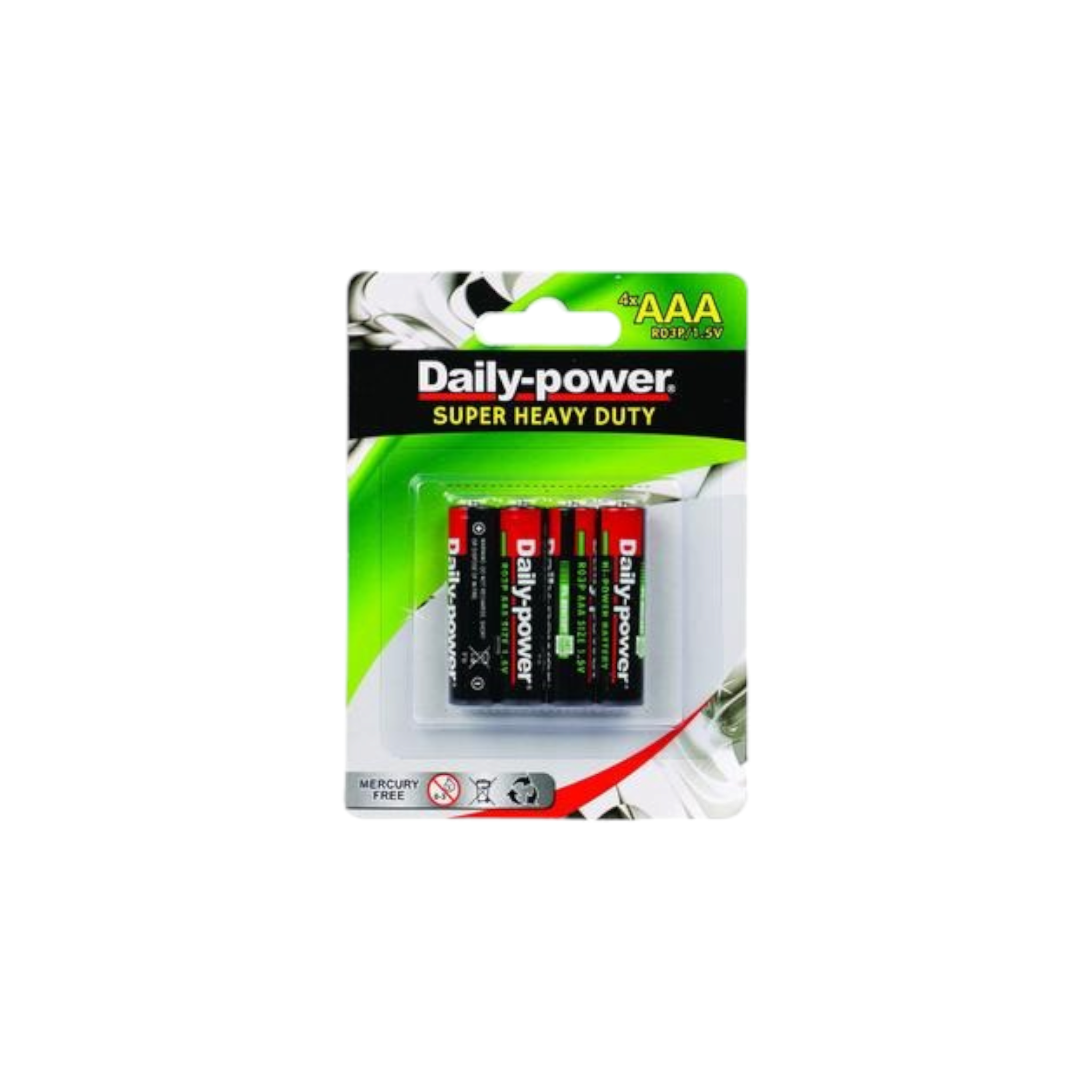 Batteries High Power AAA 4pack Blister