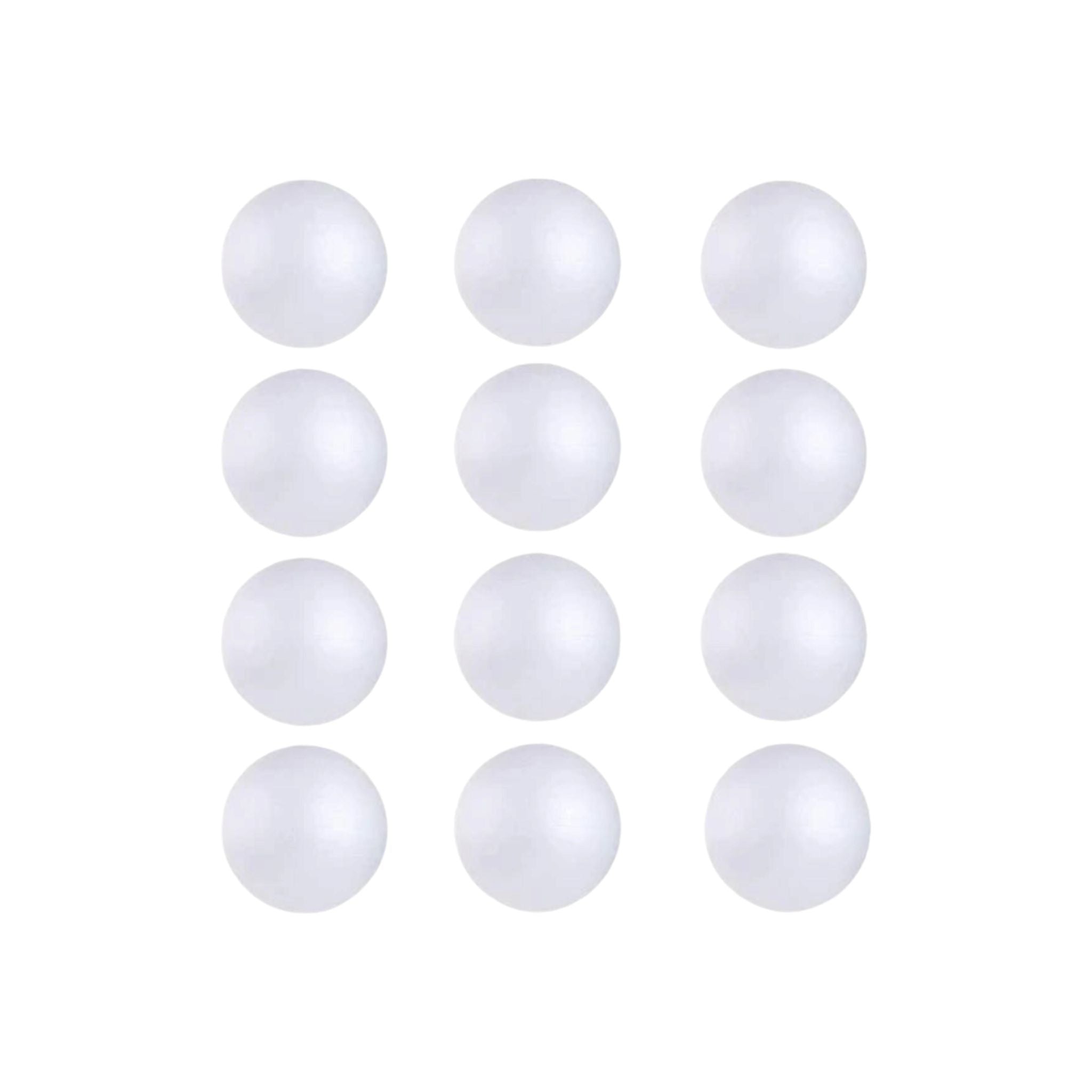 Polystyrene Styrofoam Balls 4cm 12pc