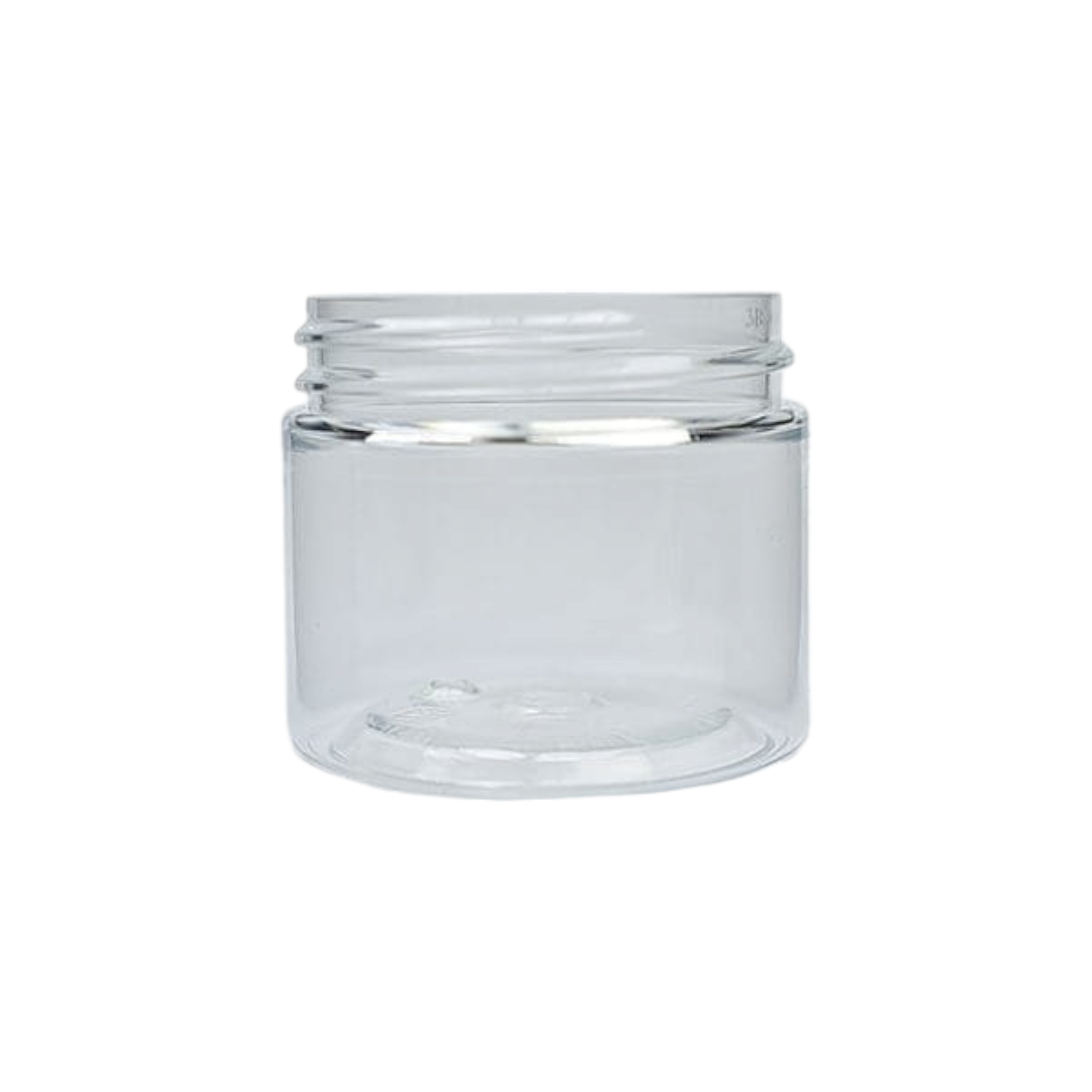 50ml Acrylic Cosmetic Jar with Silver Lid