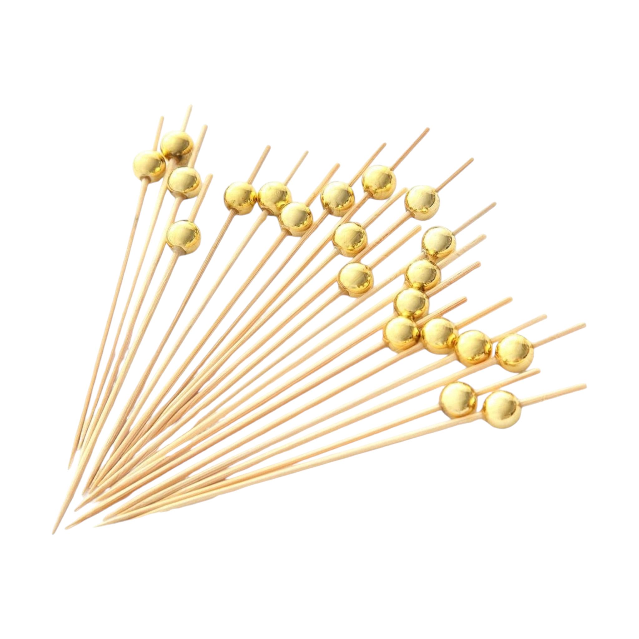 Wooden Cocktail Picks 12cm 50pack