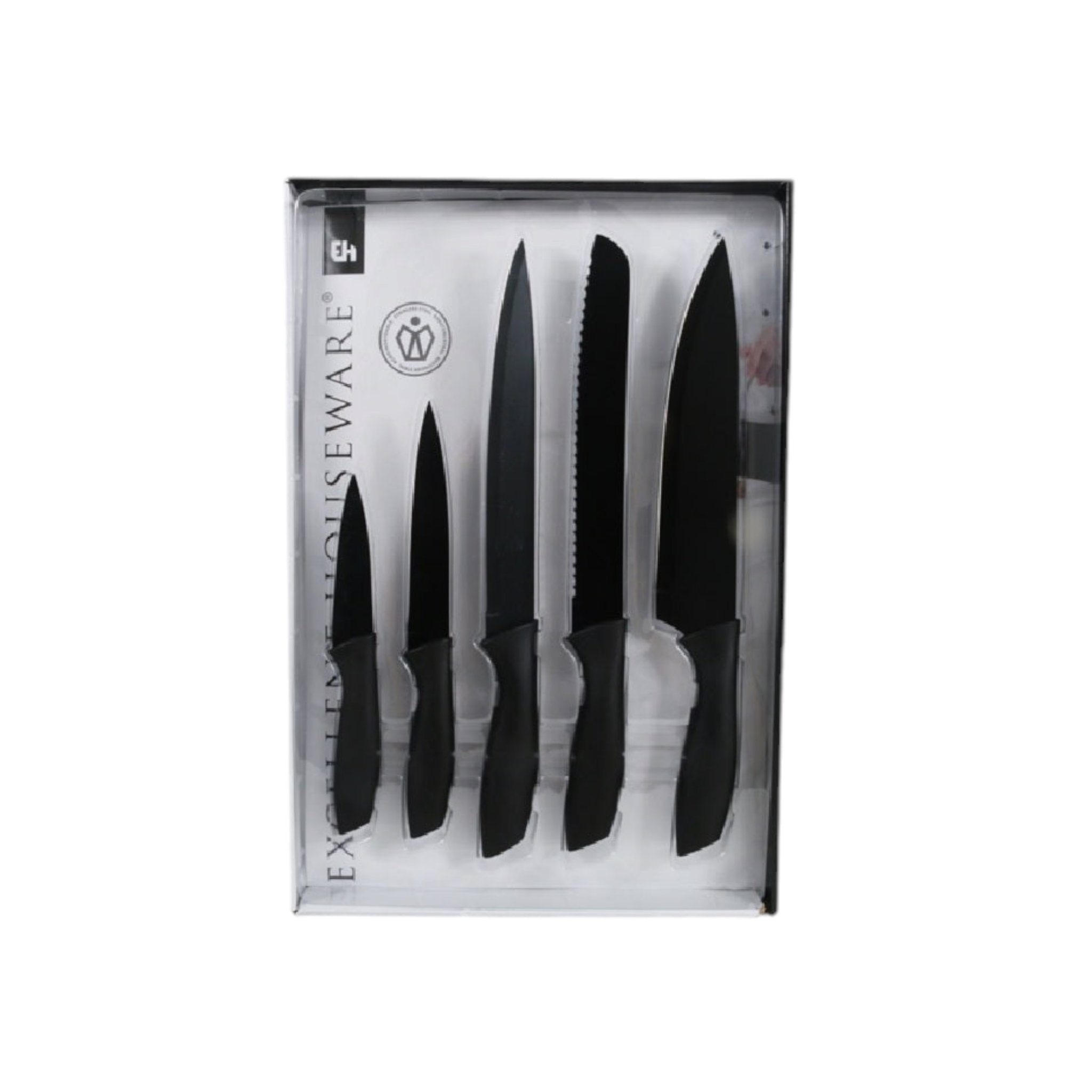 EH 5pc Knife Set Black 513116